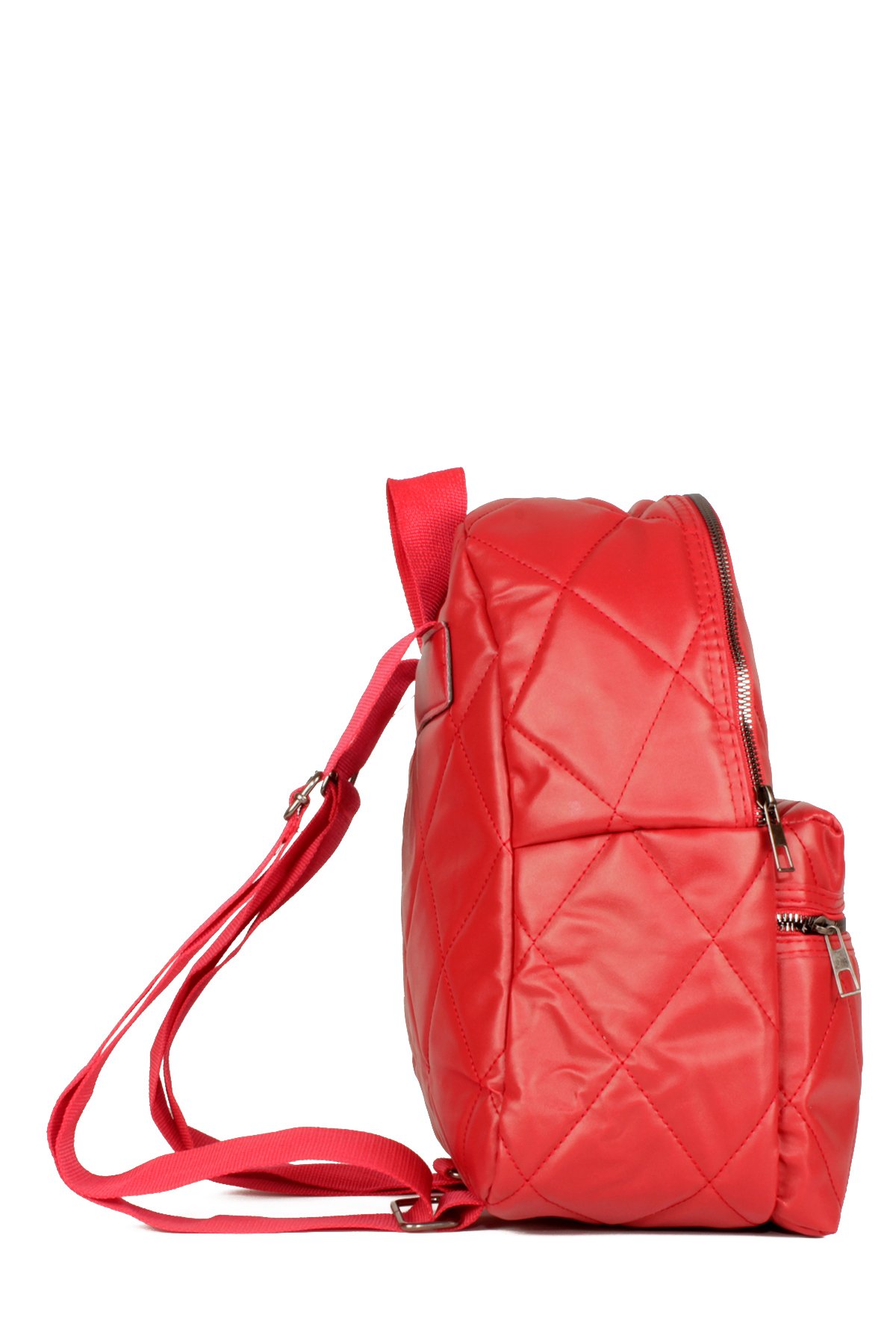 LWE10544-STalhaLuwwe Bag'sKadın Saten Kapitone Şişme Model Çift Bölmeli Okul ve Günlük Sırt Çantası (10544)