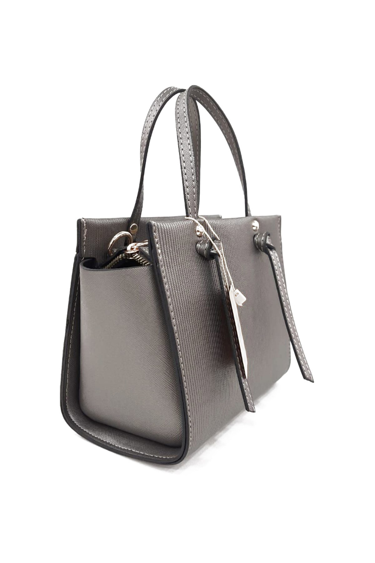 LWEM10452-SLuwweLuwwe Bag'sKadın Şişe Dipli Mini El ve Omuz Çantası (M10452)