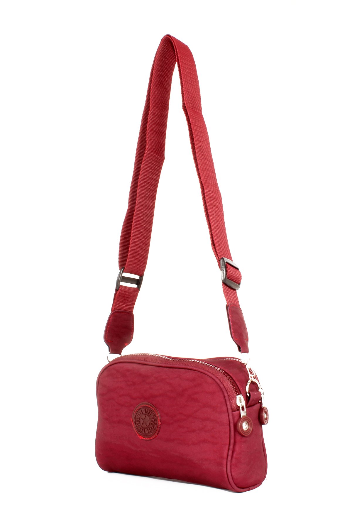 LWE20620-SyhTalhaLuwwe Bag'sKadın Spor Tarz Kirınkıl Kumaş Midi Boy Kolon Askılı Omuz ve Çapraz Çanta (20620)