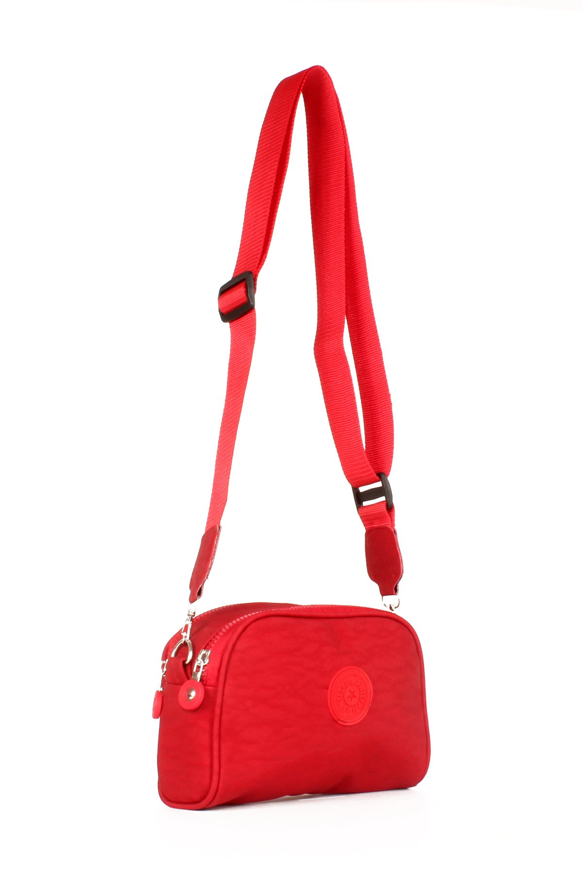 LWE20620-SyhTalhaLuwwe Bag'sKadın Spor Tarz Kirınkıl Kumaş Midi Boy Kolon Askılı Omuz ve Çapraz Çanta (20620)