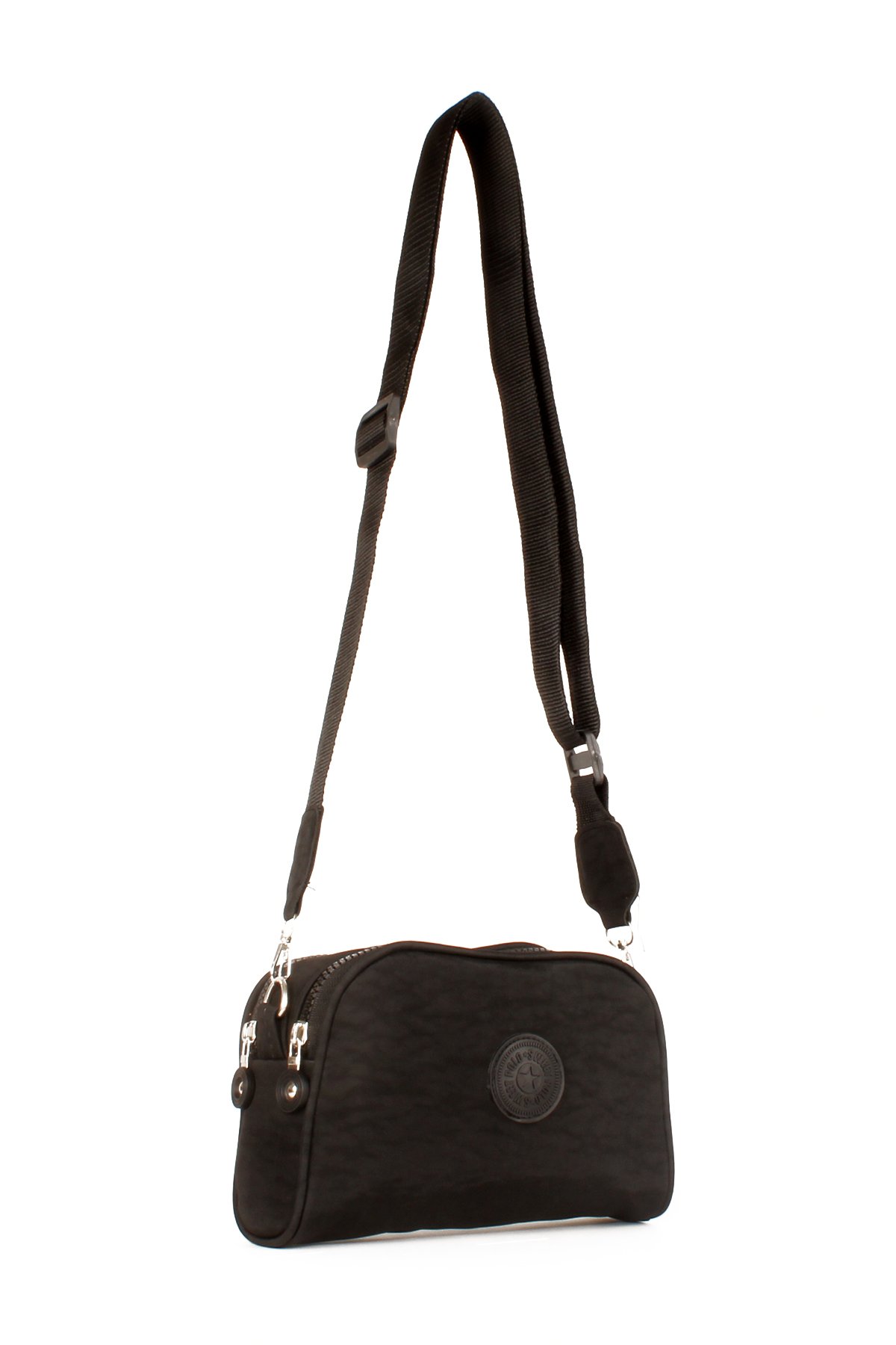 LWE20620-SyhTalhaLuwwe Bag'sKadın Spor Tarz Kirınkıl Kumaş Midi Boy Kolon Askılı Omuz ve Çapraz Çanta (20620)