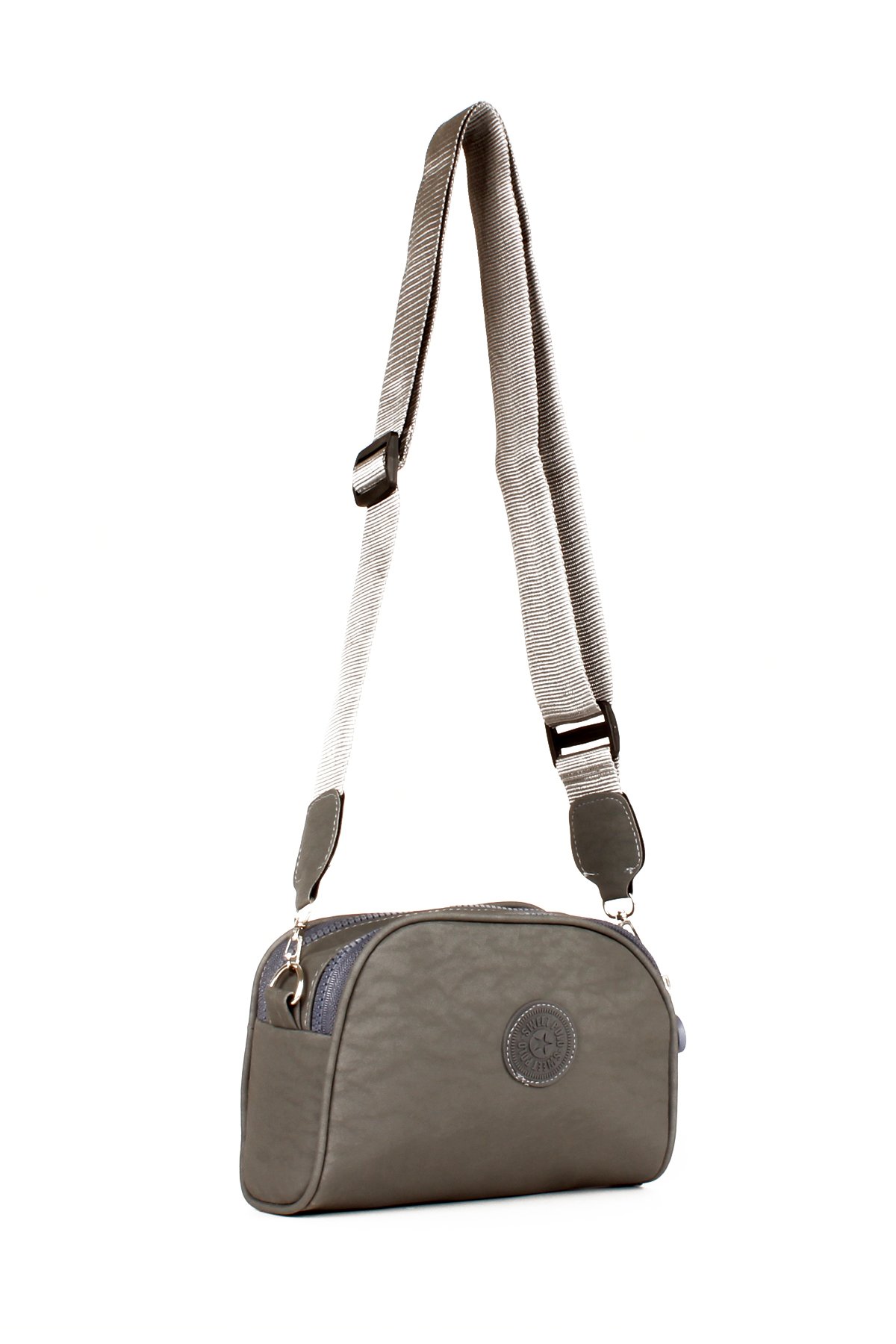 LWE20620-SyhTalhaLuwwe Bag'sKadın Spor Tarz Kirınkıl Kumaş Midi Boy Kolon Askılı Omuz ve Çapraz Çanta (20620)