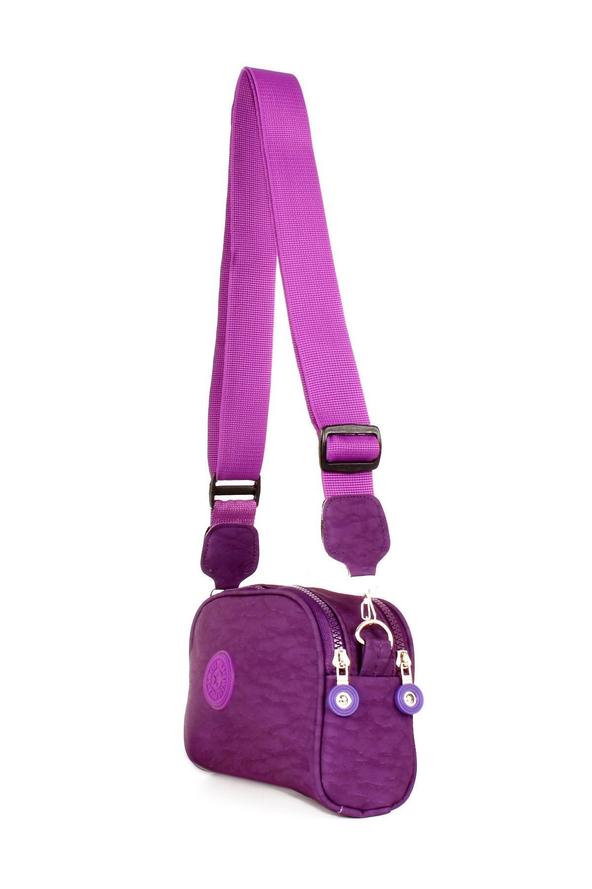 LWE20620-SyhTalhaLuwwe Bag'sKadın Spor Tarz Kirınkıl Kumaş Midi Boy Kolon Askılı Omuz ve Çapraz Çanta (20620)