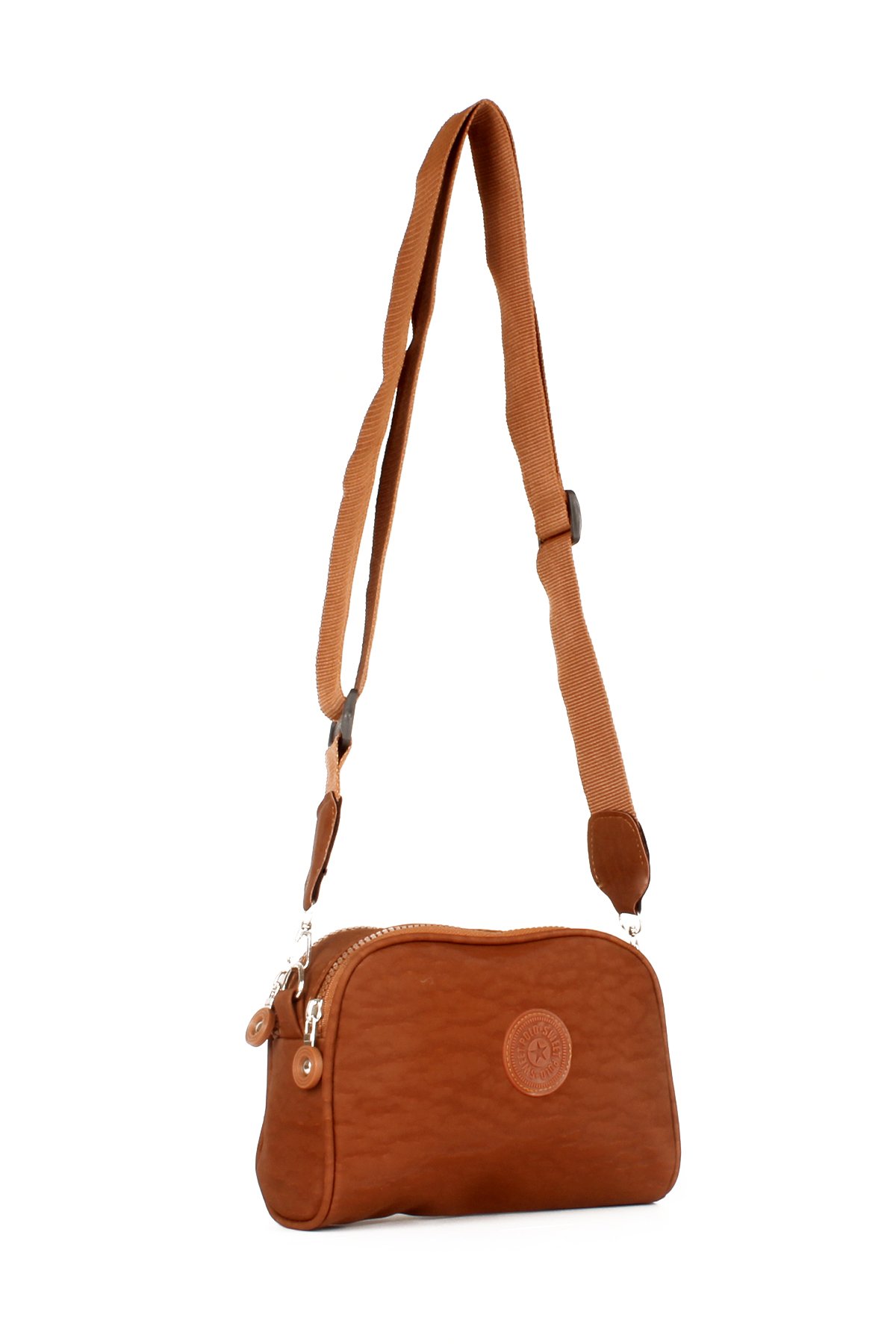 LWE20620-SyhTalhaLuwwe Bag'sKadın Spor Tarz Kirınkıl Kumaş Midi Boy Kolon Askılı Omuz ve Çapraz Çanta (20620)