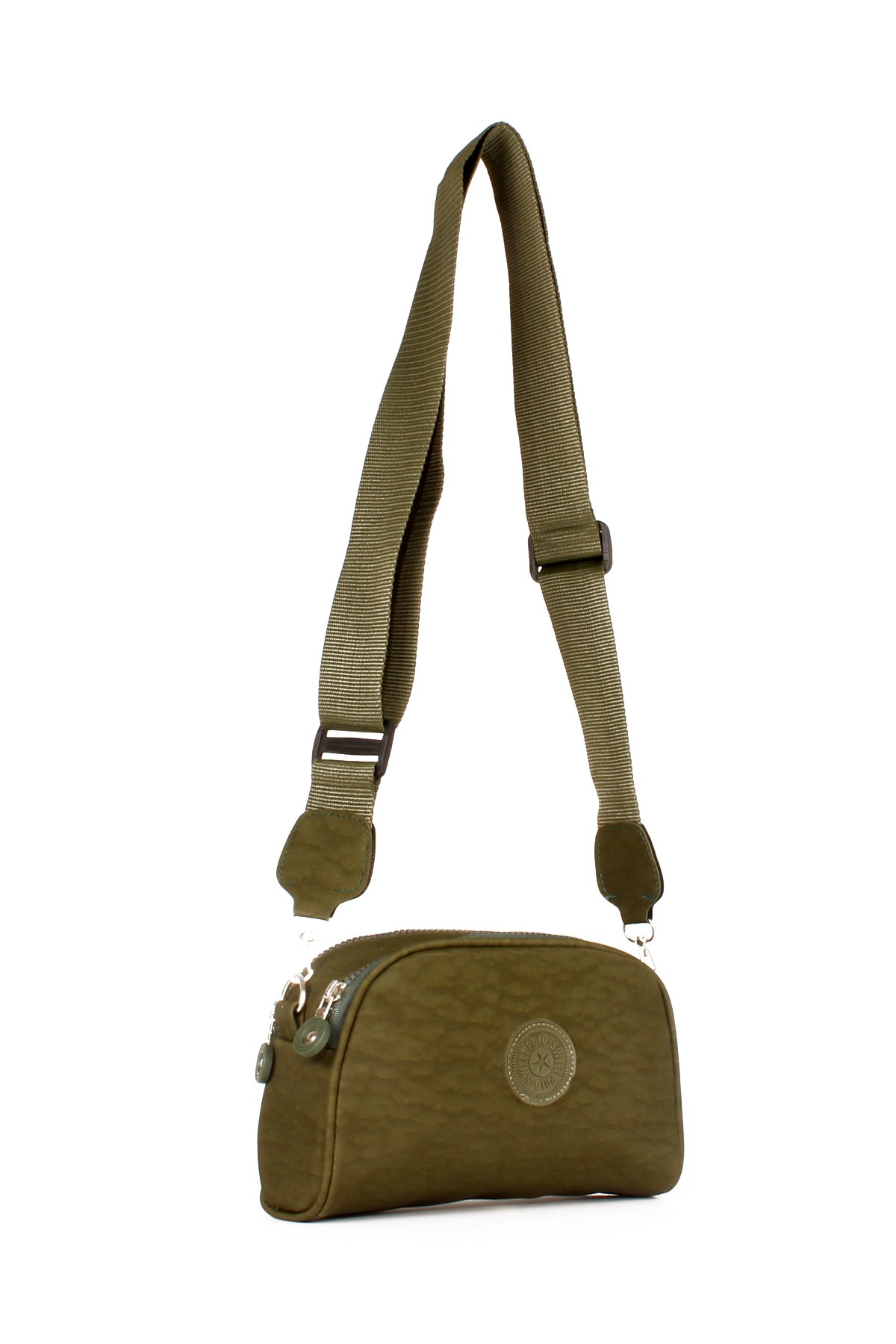 LWE20620-SyhTalhaLuwwe Bag'sKadın Spor Tarz Kirınkıl Kumaş Midi Boy Kolon Askılı Omuz ve Çapraz Çanta (20620)