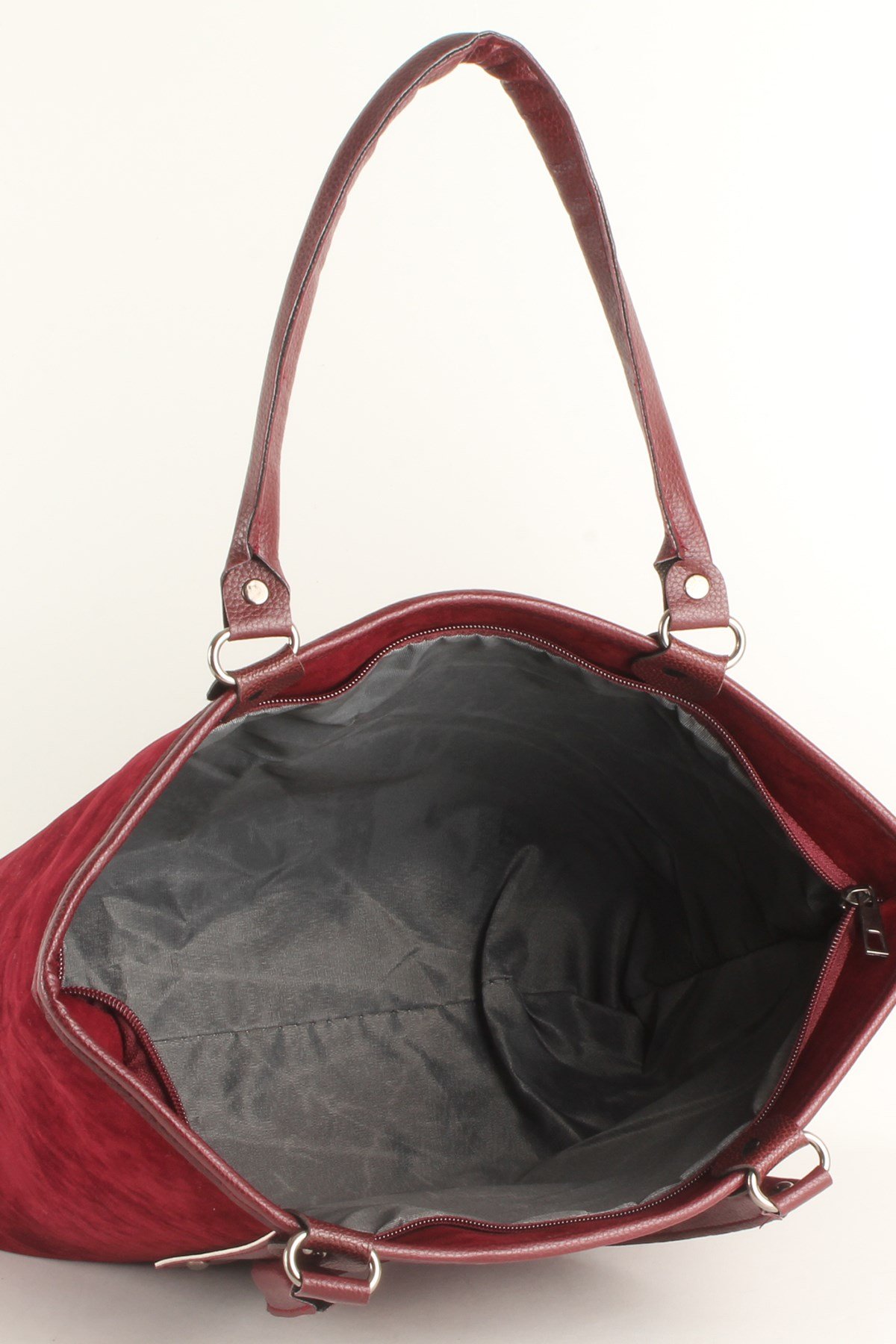 LWE20411-SLuwweLuwwe Bag'sKadın Süet El ve Kol Çantası (20411)