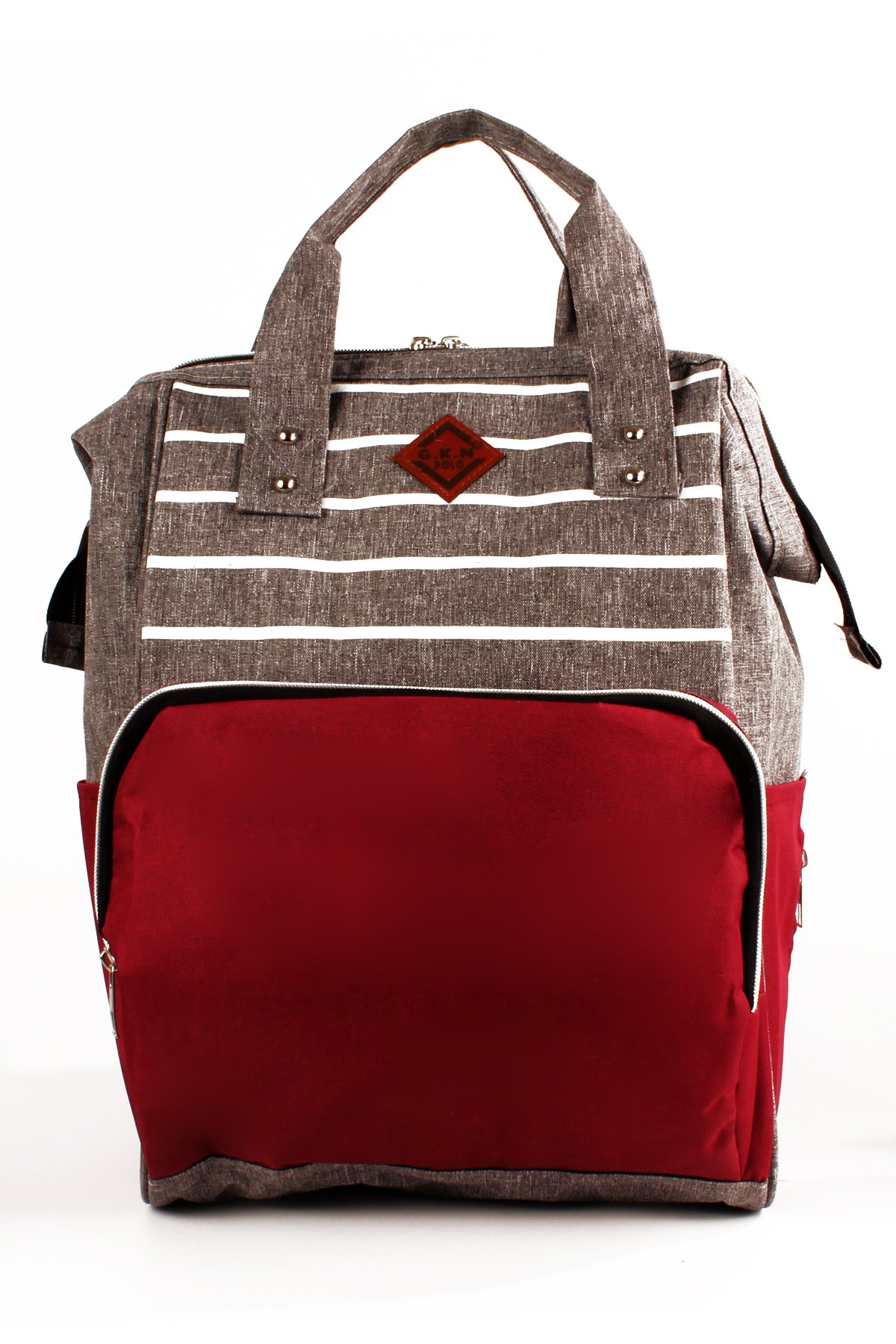 LWE60754-SyhTalhaLuwwe Bag'sKadın Thermo Bölmeli Sıvı Geçirmez Puset Askı Aparatlı Anne Bebek Bakım Sırt Çantası (60754)