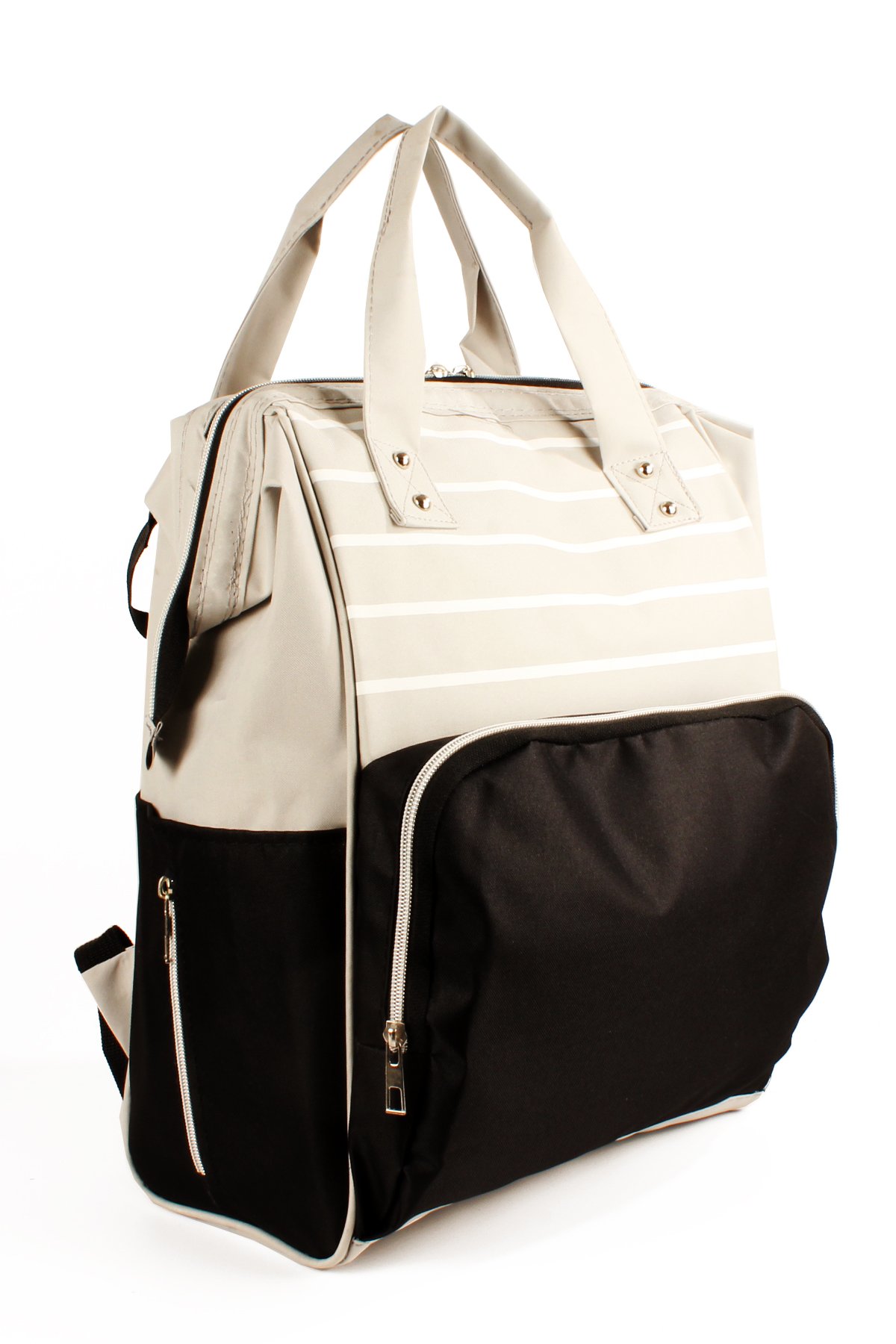 LWE60754-SyhTalhaLuwwe Bag'sKadın Thermo Bölmeli Sıvı Geçirmez Puset Askı Aparatlı Anne Bebek Bakım Sırt Çantası (60754)