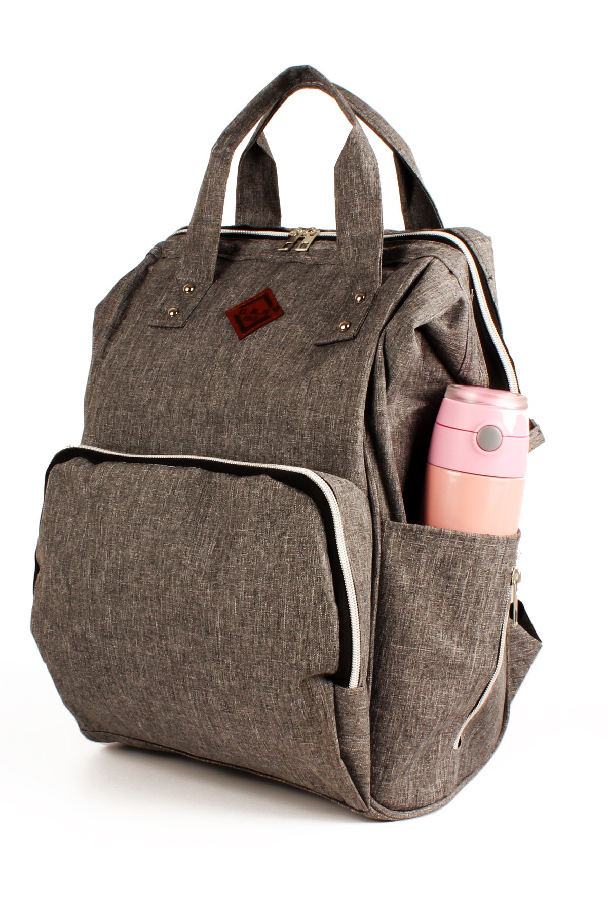 LWE60754-SyhTalhaLuwwe Bag'sKadın Thermo Bölmeli Sıvı Geçirmez Puset Askı Aparatlı Anne Bebek Bakım Sırt Çantası (60754)