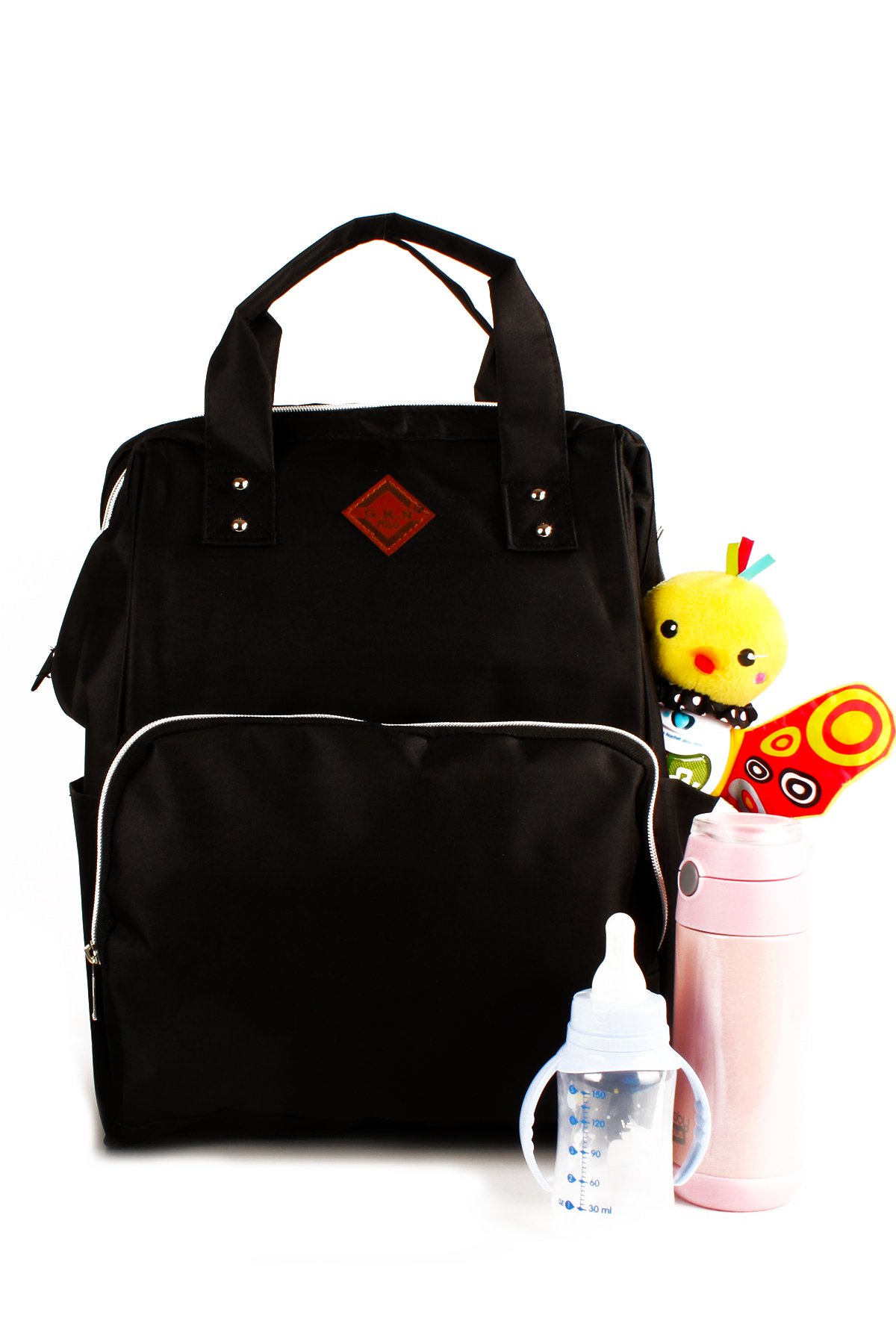 LWE60754-SyhTalhaLuwwe Bag'sKadın Thermo Bölmeli Sıvı Geçirmez Puset Askı Aparatlı Anne Bebek Bakım Sırt Çantası (60754)