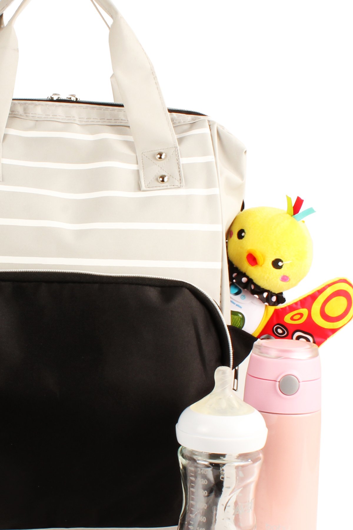 LWE60754-SyhTalhaLuwwe Bag'sKadın Thermo Bölmeli Sıvı Geçirmez Puset Askı Aparatlı Anne Bebek Bakım Sırt Çantası (60754)