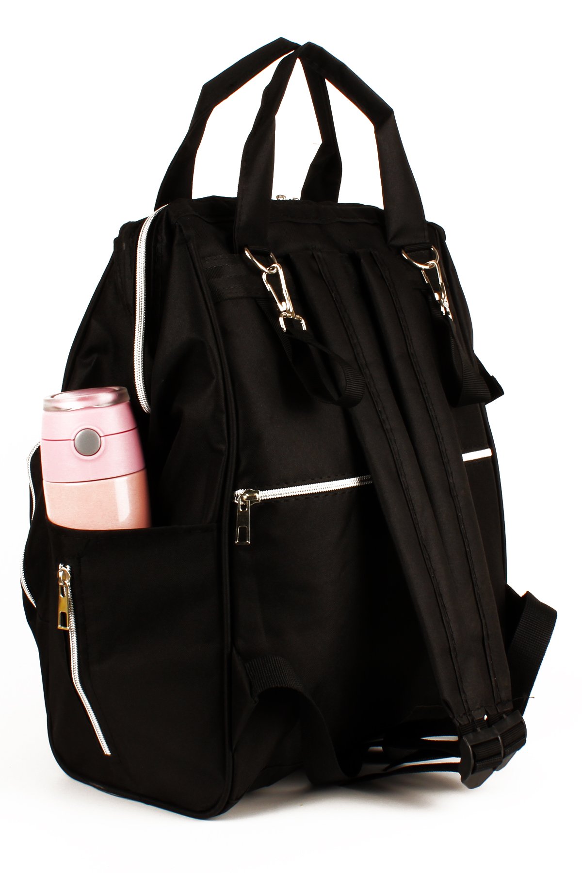 LWE60754-SyhTalhaLuwwe Bag'sKadın Thermo Bölmeli Sıvı Geçirmez Puset Askı Aparatlı Anne Bebek Bakım Sırt Çantası (60754)