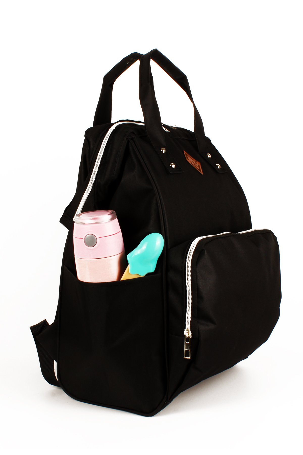 LWE60754-SyhTalhaLuwwe Bag'sKadın Thermo Bölmeli Sıvı Geçirmez Puset Askı Aparatlı Anne Bebek Bakım Sırt Çantası (60754)