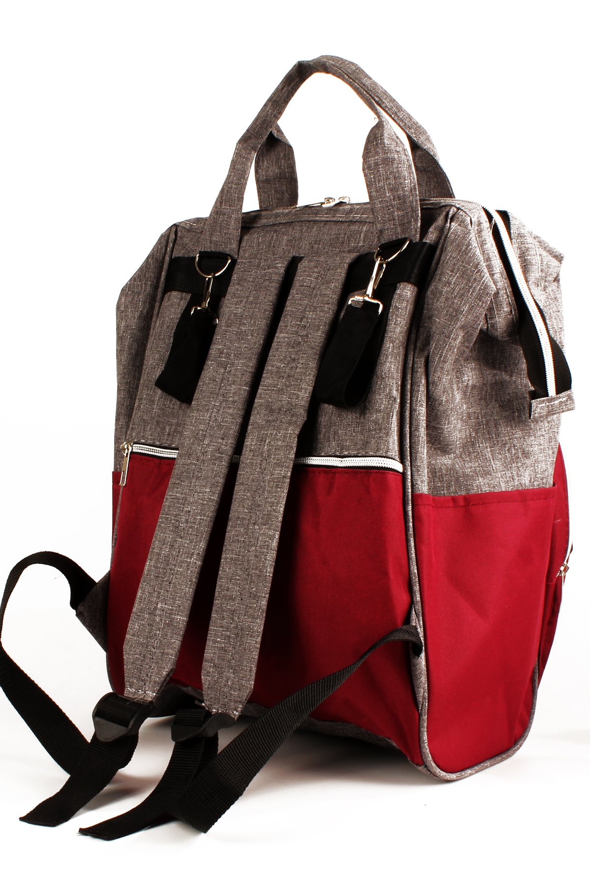 LWE60754-SyhTalhaLuwwe Bag'sKadın Thermo Bölmeli Sıvı Geçirmez Puset Askı Aparatlı Anne Bebek Bakım Sırt Çantası (60754)