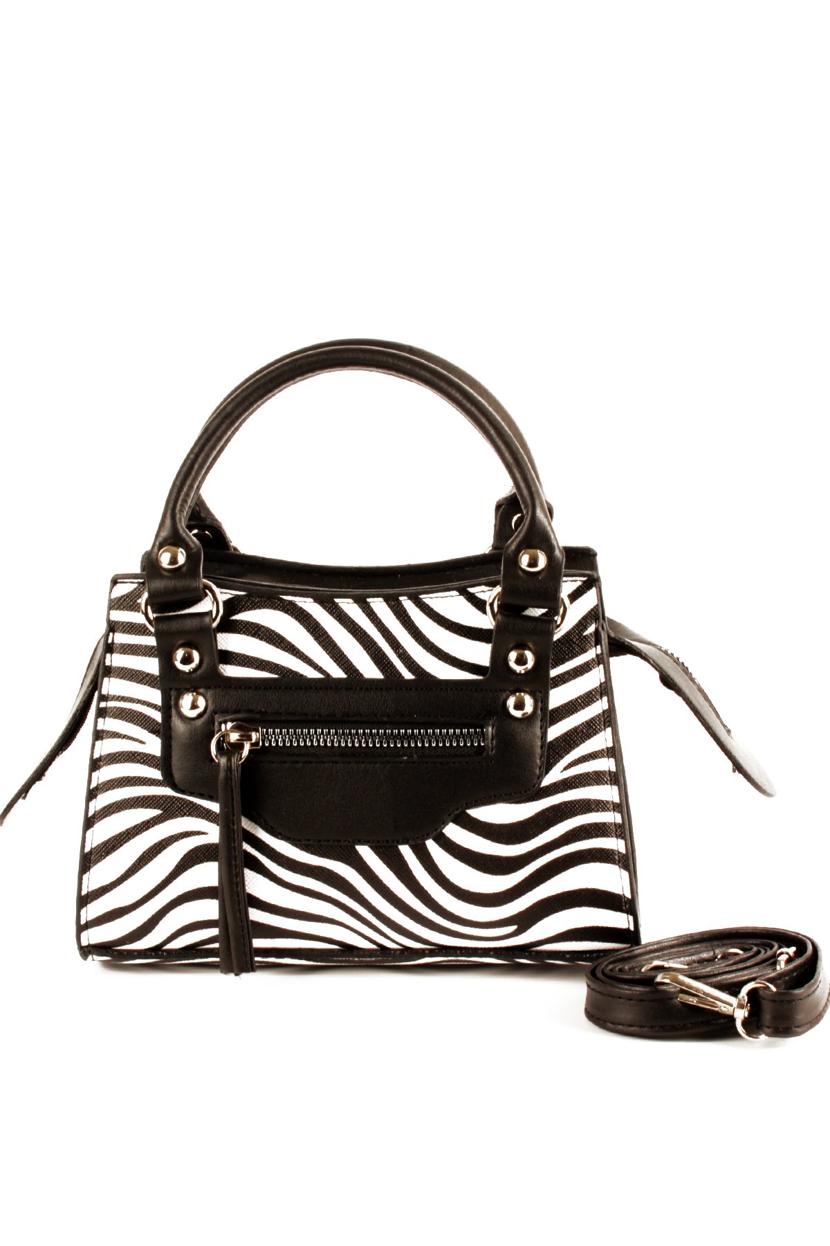 LWE10765-FsyVarLuwwe Bag'sKadın Timsah Desen Kroko Deri El ve Omuz Abiye Çanta (10765)