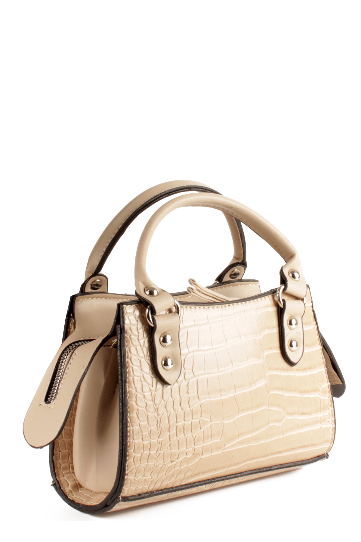 LWE10765-FsyVarLuwwe Bag'sKadın Timsah Desen Kroko Deri El ve Omuz Abiye Çanta (10765)