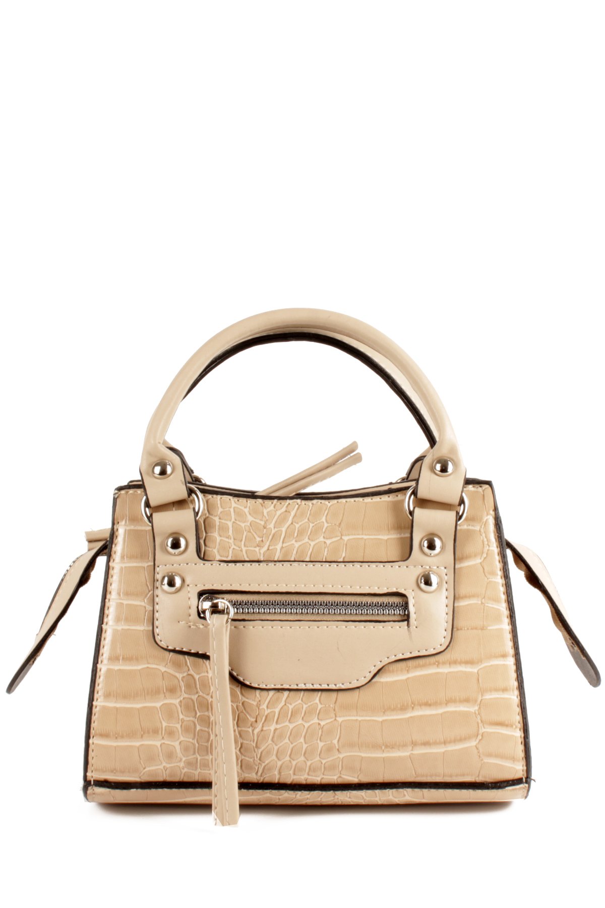 LWE10765-FsyVarLuwwe Bag'sKadın Timsah Desen Kroko Deri El ve Omuz Abiye Çanta (10765)