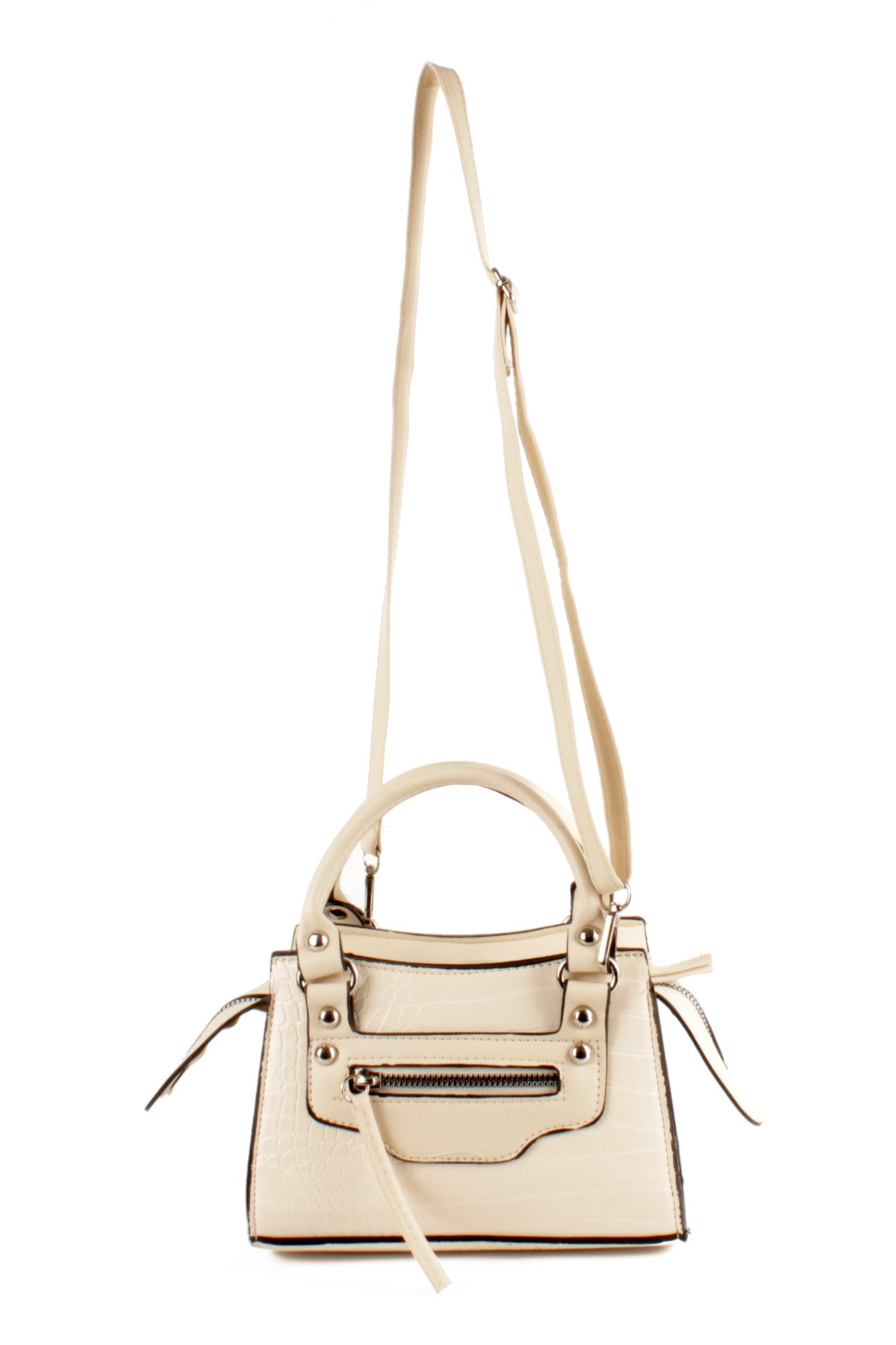 LWE10765-FsyVarLuwwe Bag'sKadın Timsah Desen Kroko Deri El ve Omuz Abiye Çanta (10765)