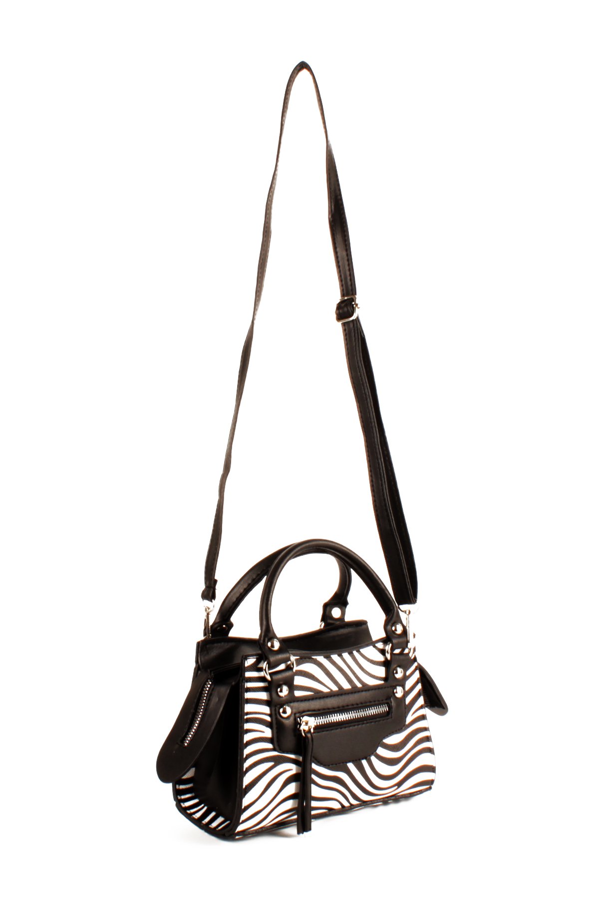 LWE10765-FsyVarLuwwe Bag'sKadın Timsah Desen Kroko Deri El ve Omuz Abiye Çanta (10765)