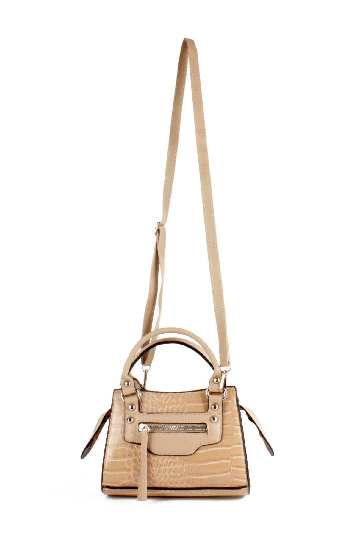 LWE10765-FsyVarLuwwe Bag'sKadın Timsah Desen Kroko Deri El ve Omuz Abiye Çanta (10765)