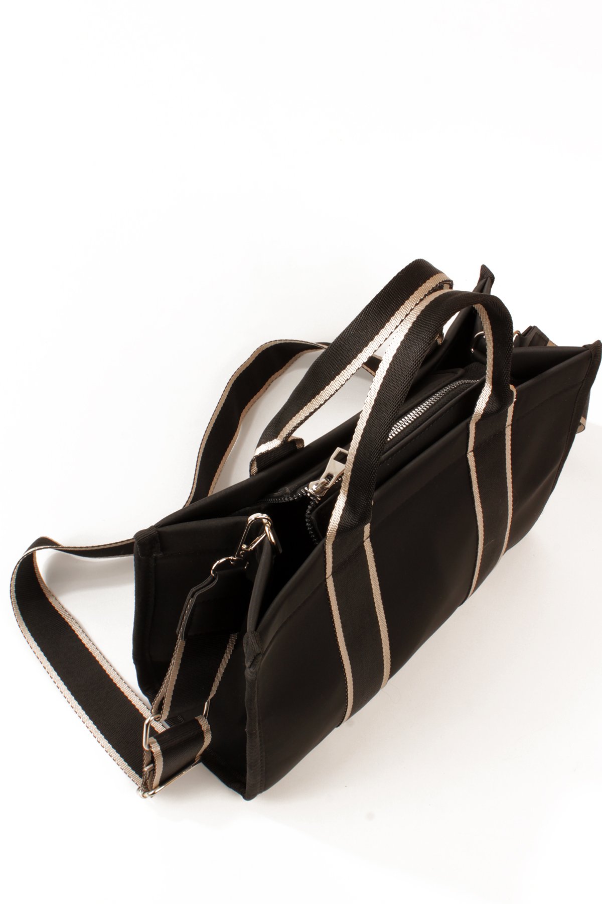 LWE1826-SyhTalhaLuwwe Bag'sKadın Tote Bag Buzy Deri Saten Doku Çıkarılabilir Dokuma Kolun Omuz Askılı El ve Omuz Çantası (1826)