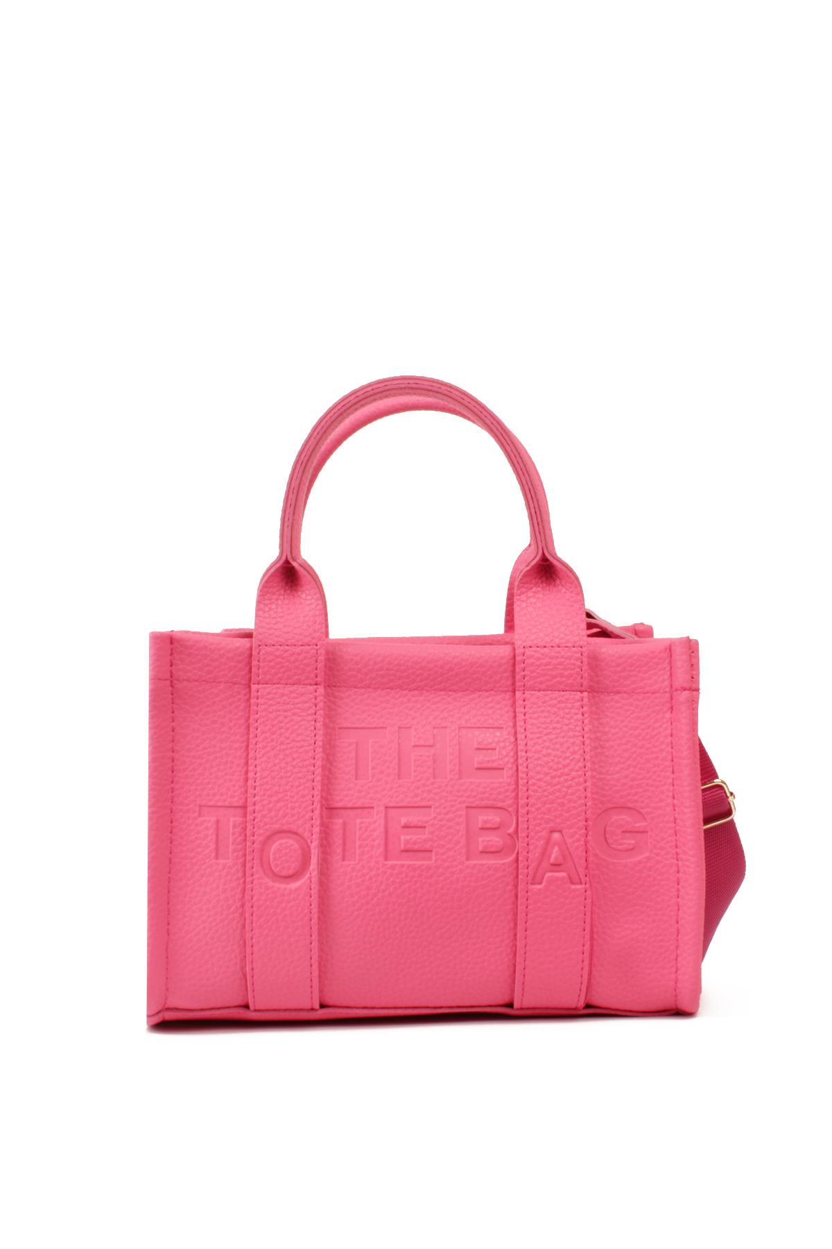 LWE10849-SyhTalhaLuwwe Bag'sKadın Tote Bag Orta Boy(25*20) Tak Çıkar Dokuma Kolon Askılı Yazı Detaylı El ve Omuz Çantası (10849)