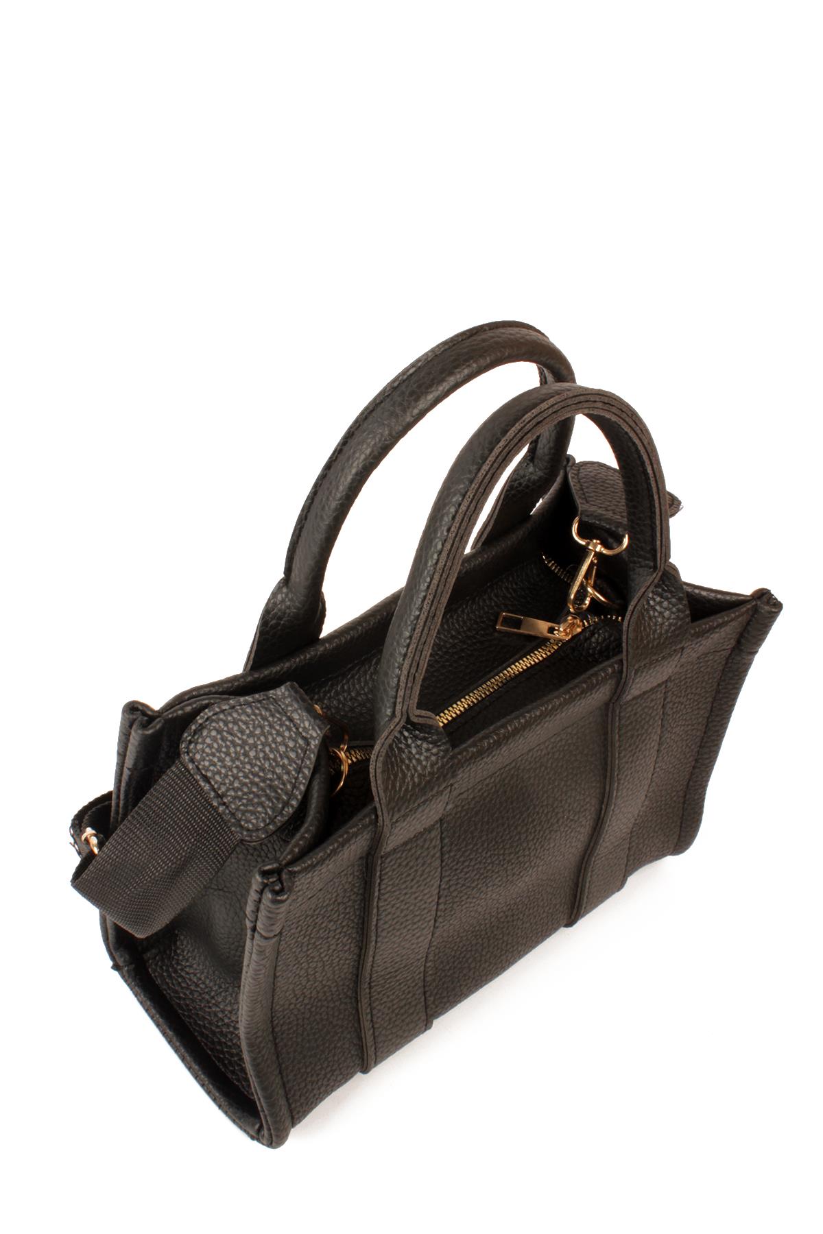 LWE10849-SyhTalhaLuwwe Bag'sKadın Tote Bag Orta Boy(25*20) Tak Çıkar Dokuma Kolon Askılı Yazı Detaylı El ve Omuz Çantası (10849)