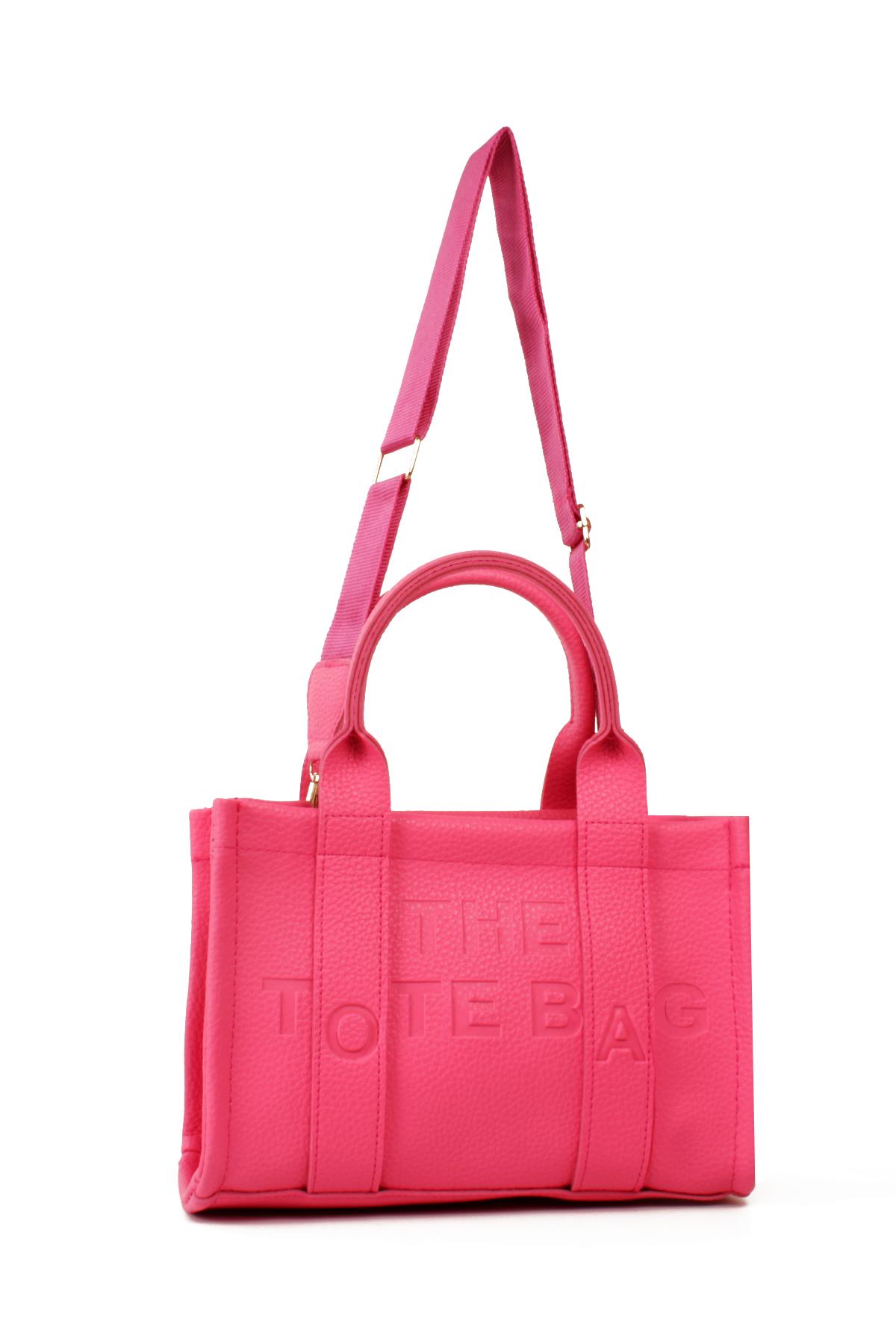 LWE10849-SyhTalhaLuwwe Bag'sKadın Tote Bag Orta Boy(25*20) Tak Çıkar Dokuma Kolon Askılı Yazı Detaylı El ve Omuz Çantası (10849)