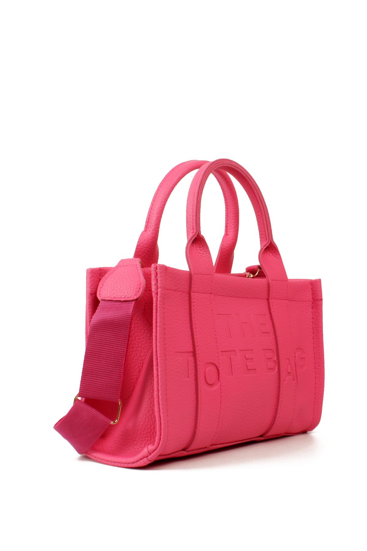 LWE10849-SyhTalhaLuwwe Bag'sKadın Tote Bag Orta Boy(25*20) Tak Çıkar Dokuma Kolon Askılı Yazı Detaylı El ve Omuz Çantası (10849)