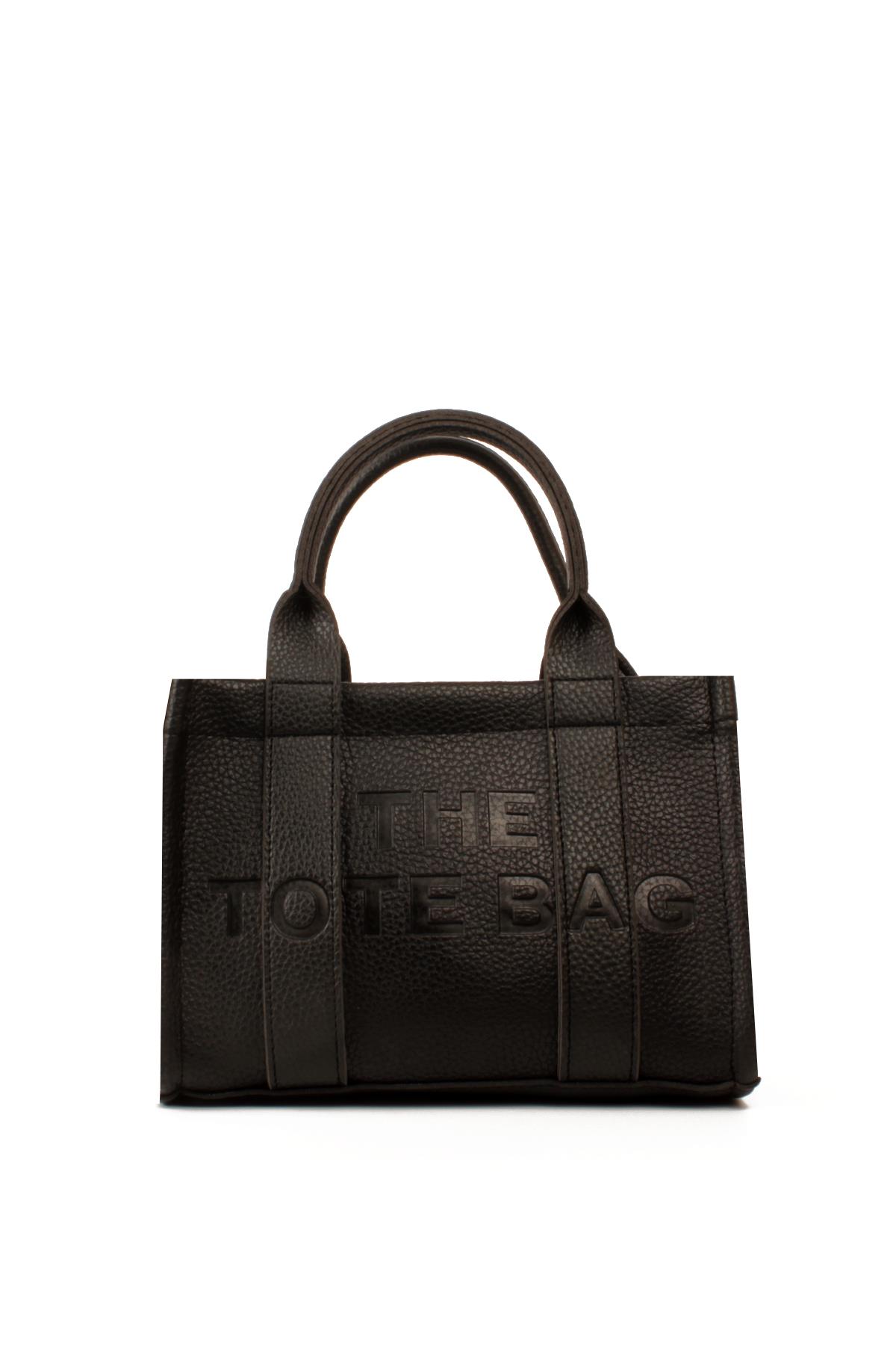 LWE10849-SyhTalhaLuwwe Bag'sKadın Tote Bag Orta Boy(25*20) Tak Çıkar Dokuma Kolon Askılı Yazı Detaylı El ve Omuz Çantası (10849)