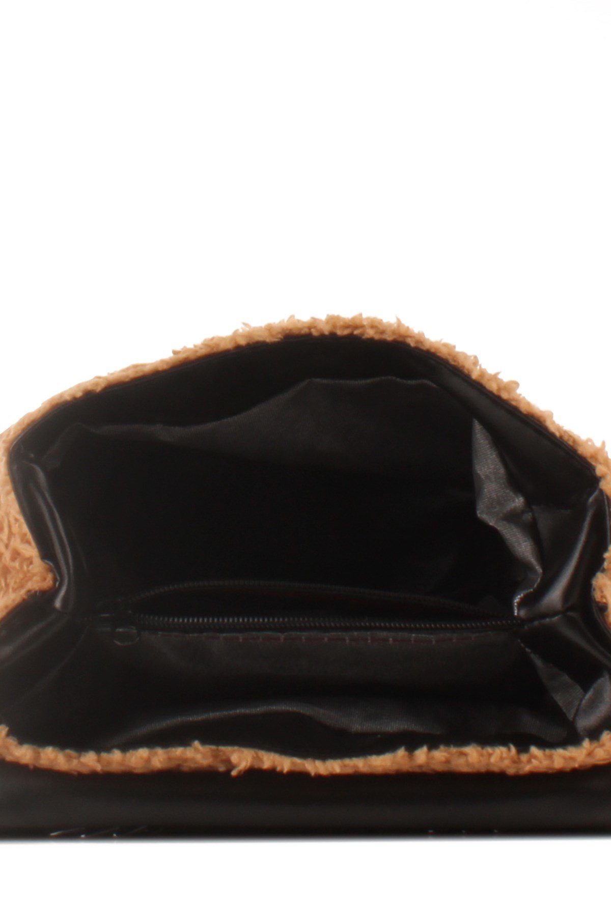 LWE20423-SLuwweLuwwe Bag'sKadın Tüylü Peluş Zincir Askılı Omuz Çantası (20423)