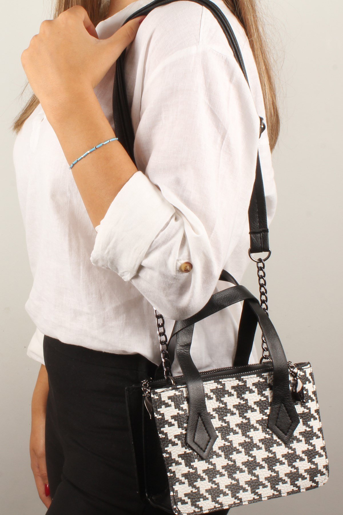 LWE10391-SLuwweLuwwe Bag'sKadın Üç Bölmeli El ve Omuz Çantası (10391)