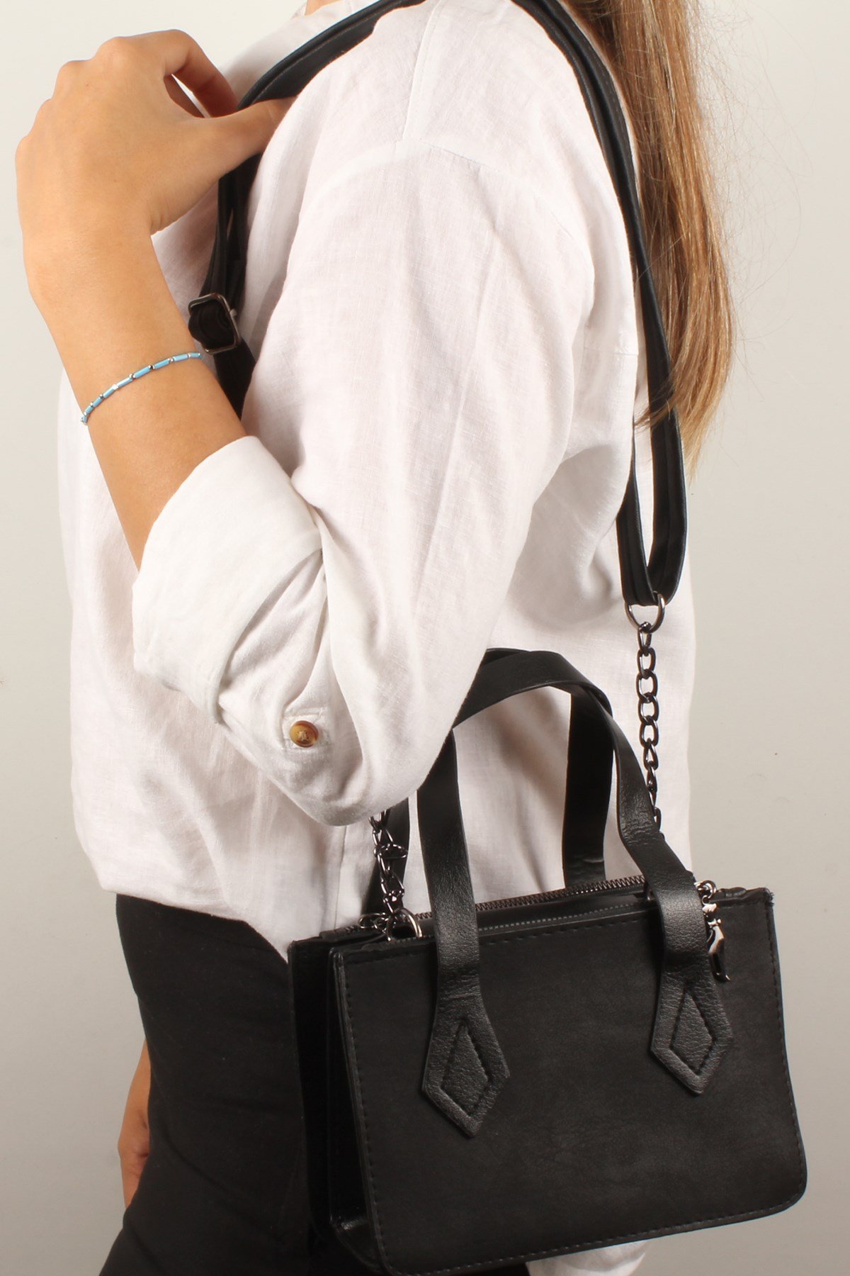 LWE10391-SLuwweLuwwe Bag'sKadın Üç Bölmeli El ve Omuz Çantası (10391)