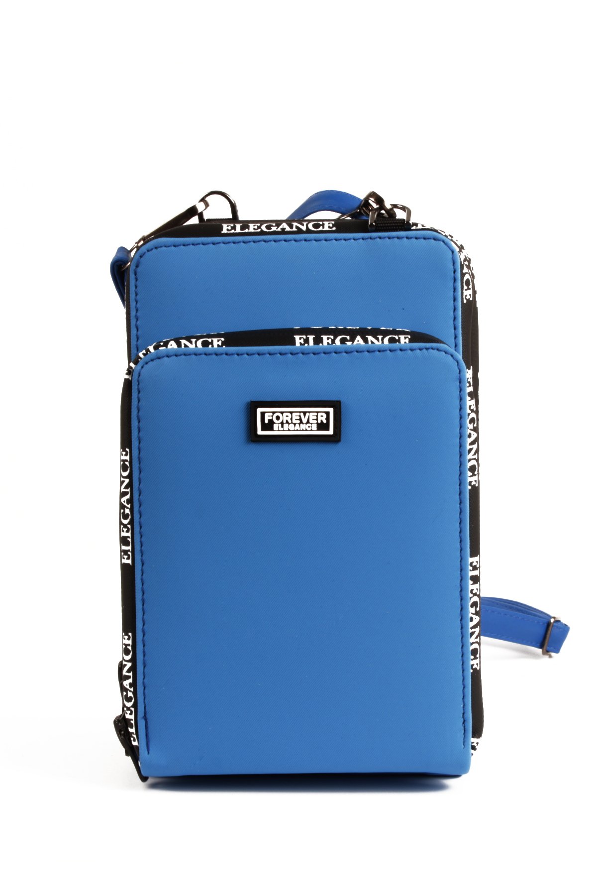 LWE10770-SyhTalhaLuwwe Bag'sKadın Üç Bölmeli Kartlıklı Telefon Bölmeli Destekli Kasa Yazı Detaylı Omuz Çantası (10770)