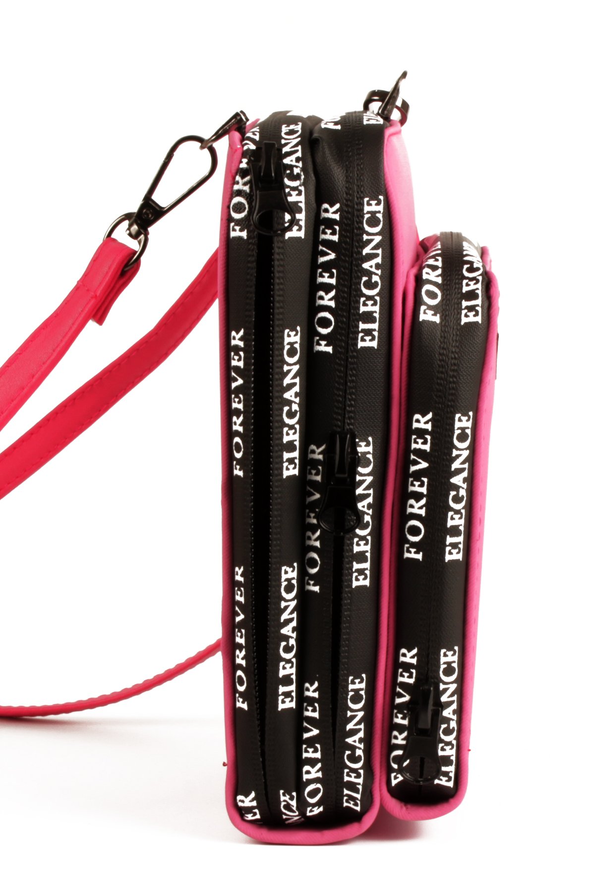 LWE10770-SyhTalhaLuwwe Bag'sKadın Üç Bölmeli Kartlıklı Telefon Bölmeli Destekli Kasa Yazı Detaylı Omuz Çantası (10770)