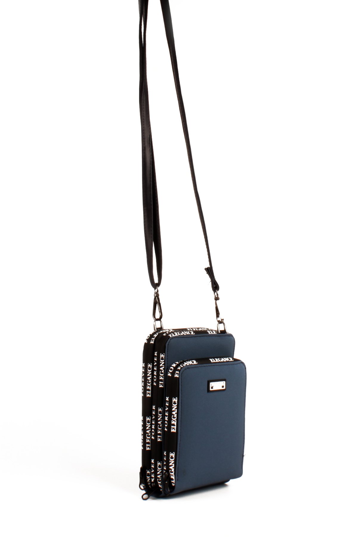 LWE10770-SyhTalhaLuwwe Bag'sKadın Üç Bölmeli Kartlıklı Telefon Bölmeli Destekli Kasa Yazı Detaylı Omuz Çantası (10770)