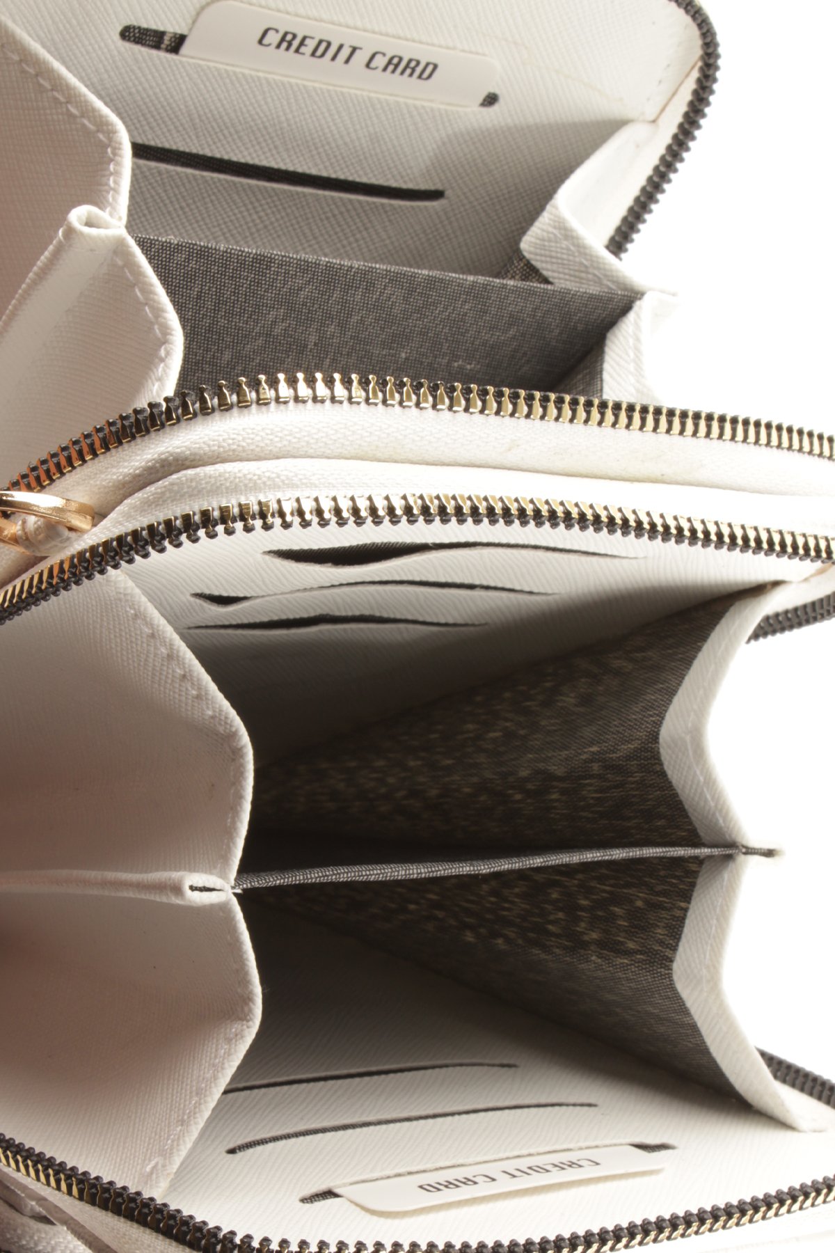 LWE1761-SyhVarLuwwe Bag'sKadın Üç Bölmeli Kartlıklı Telefon Bölmeli Cüzdan Tarz Yazı Detaylı Omuz Çantası (1761)