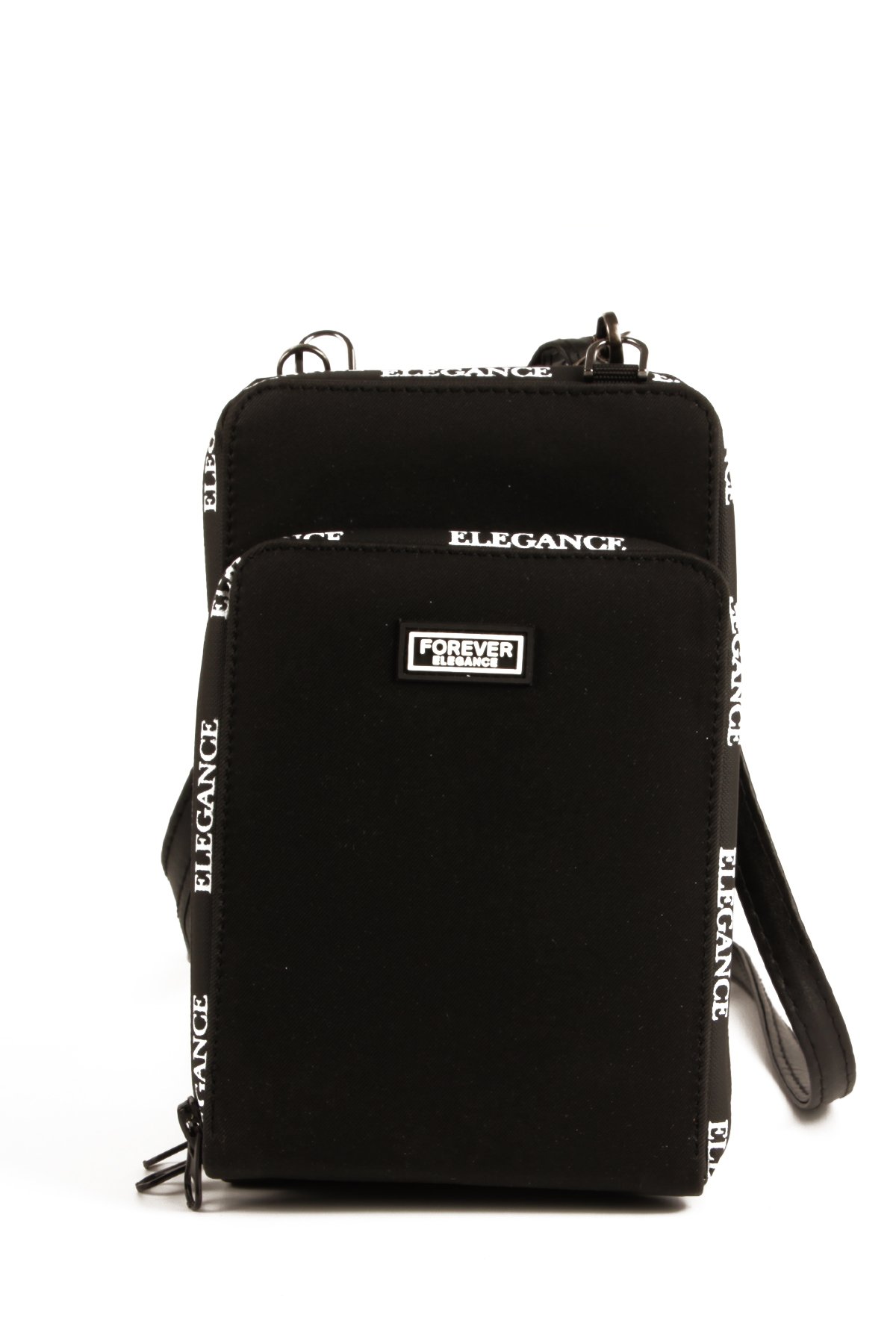 LWE10770-SyhTalhaLuwwe Bag'sKadın Üç Bölmeli Kartlıklı Telefon Bölmeli Destekli Kasa Yazı Detaylı Omuz Çantası (10770)