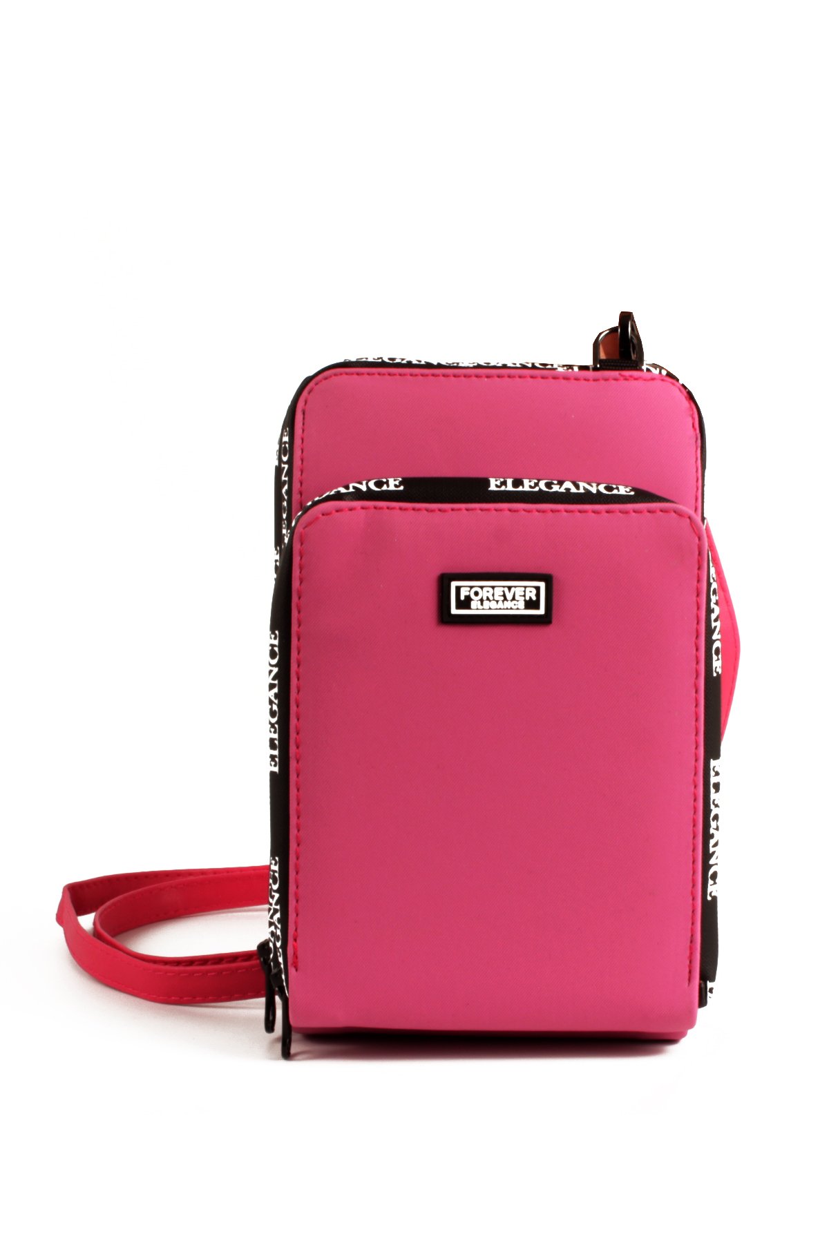 LWE10770-SyhTalhaLuwwe Bag'sKadın Üç Bölmeli Kartlıklı Telefon Bölmeli Destekli Kasa Yazı Detaylı Omuz Çantası (10770)