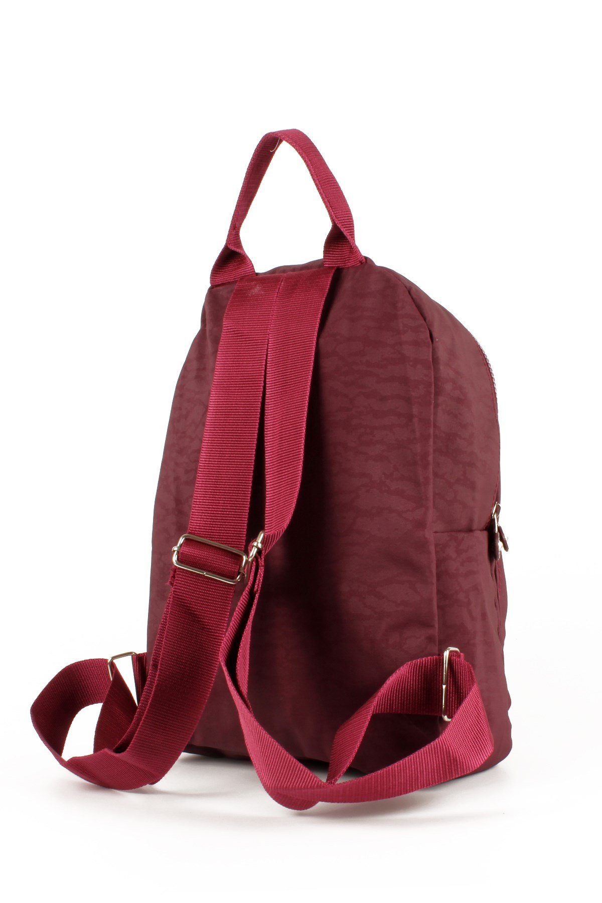 LWE10715-SyhTalhaLuwwe Bag'sKadın Üç Bölmeli Kolon Askılı Krinkıl Kumaş Sırt Çantası (10715)