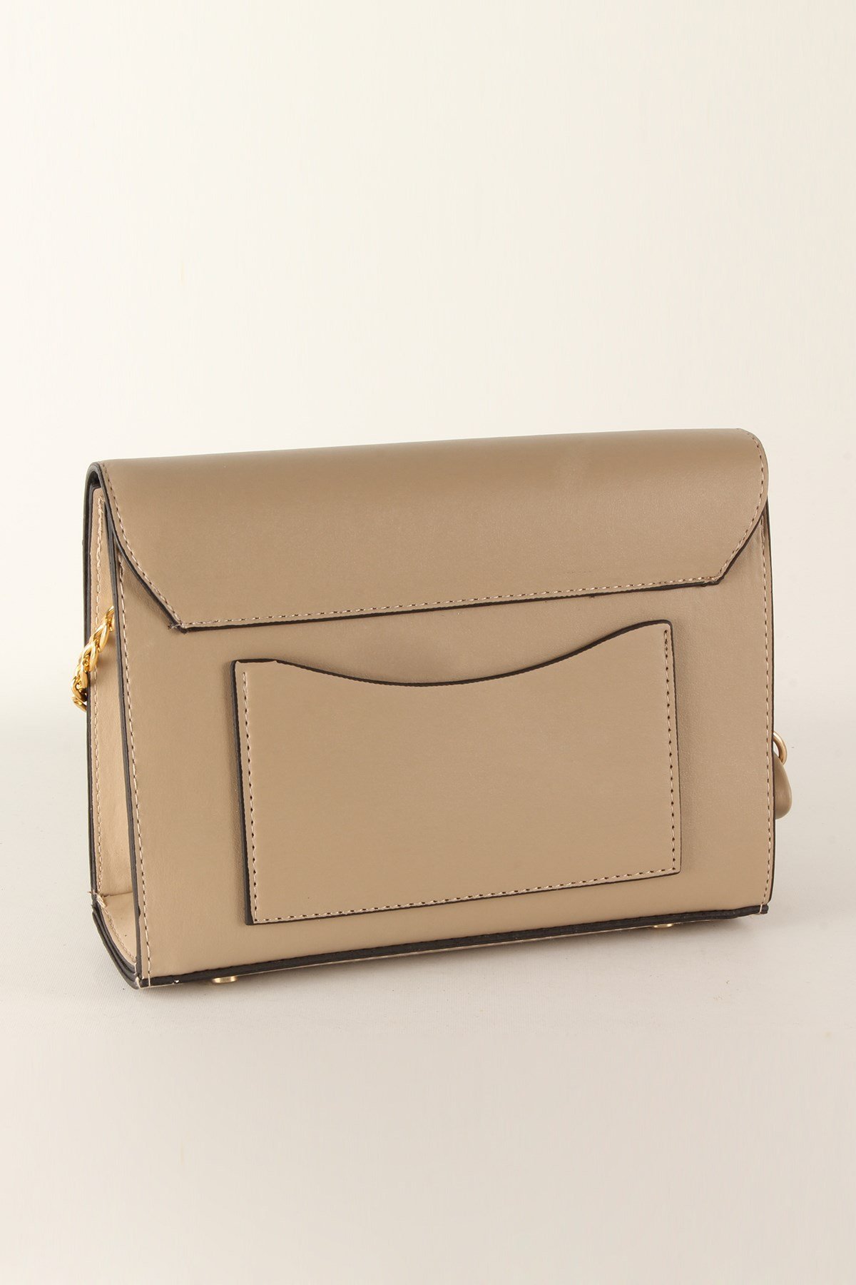 LWE20376-SLuwweLuwwe Bag'sKadın Yarı Zincir Askılı Cepli Omuz Çantası (20376)