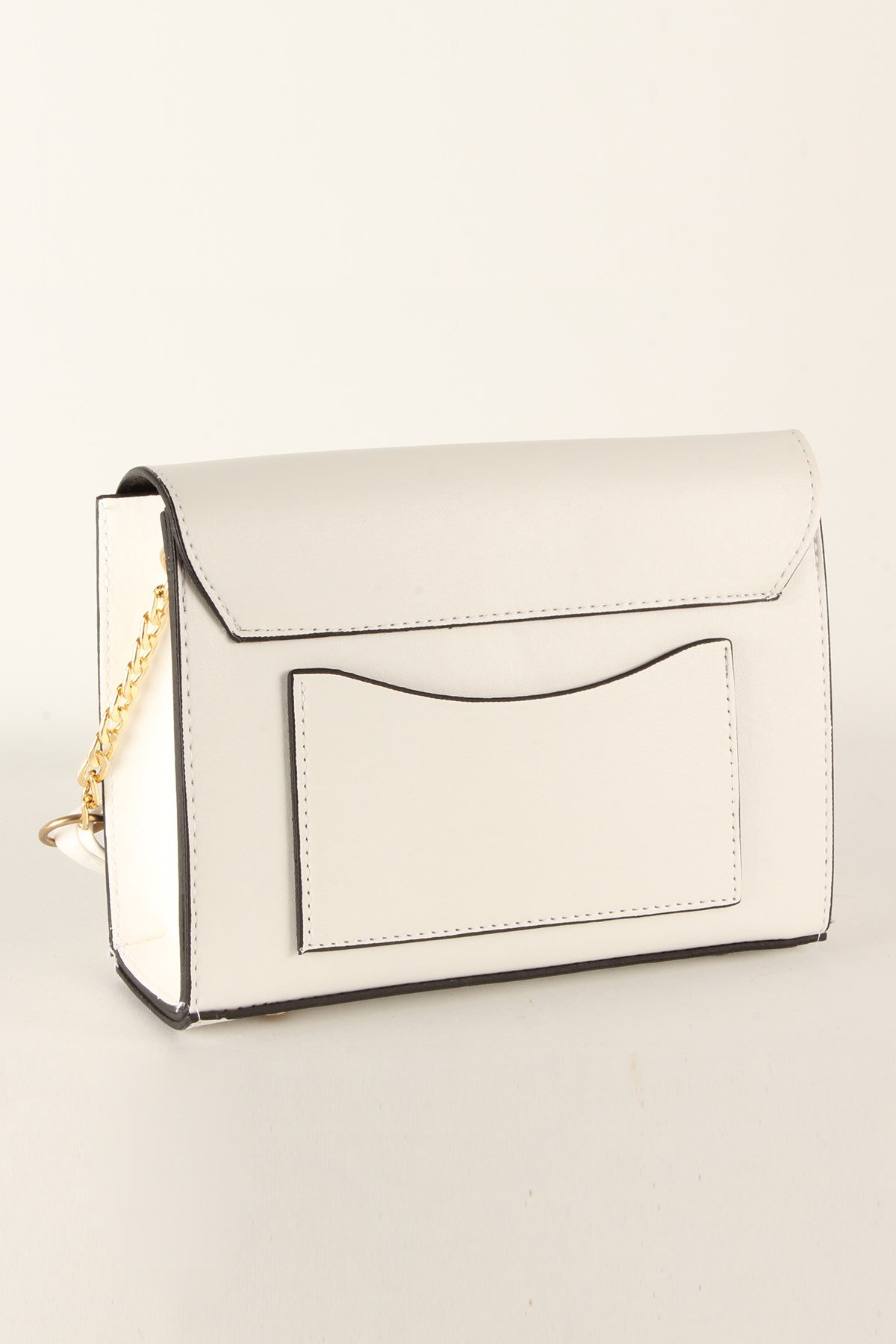 LWE20376-SLuwweLuwwe Bag'sKadın Yarı Zincir Askılı Cepli Omuz Çantası (20376)