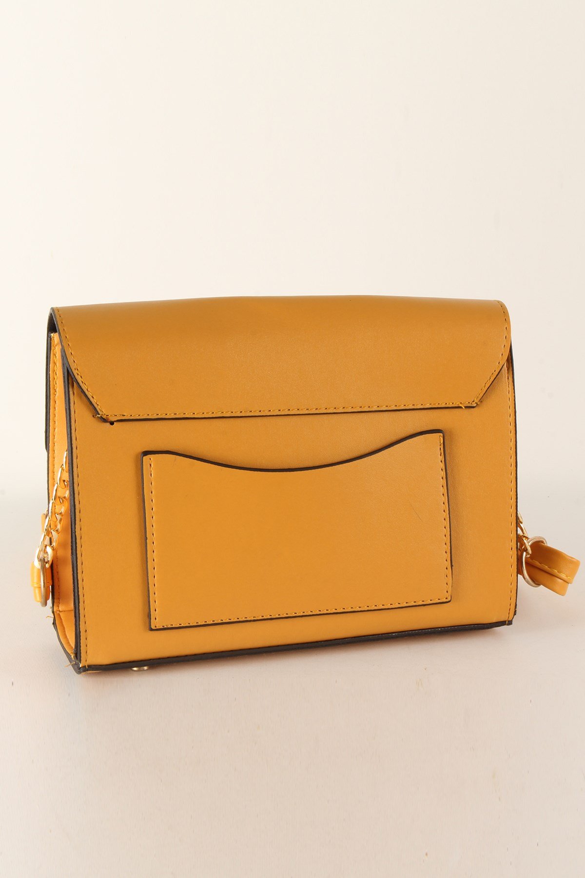 LWE20376-SLuwweLuwwe Bag'sKadın Yarı Zincir Askılı Cepli Omuz Çantası (20376)