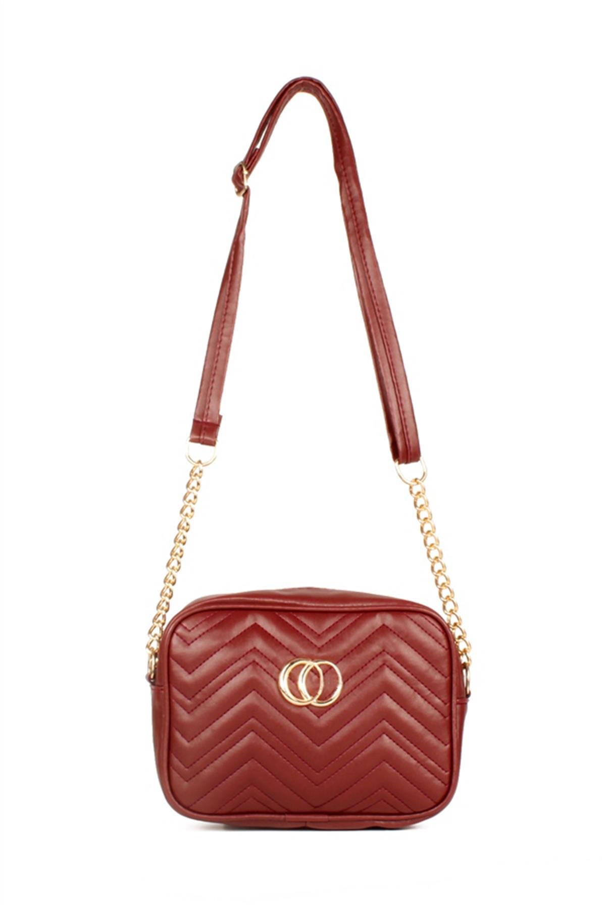 MKR20551-SyhTalhaLuwwe Bag'sKadın Yarı Zincir Askılı Günlük Omuz Çantası (20551)