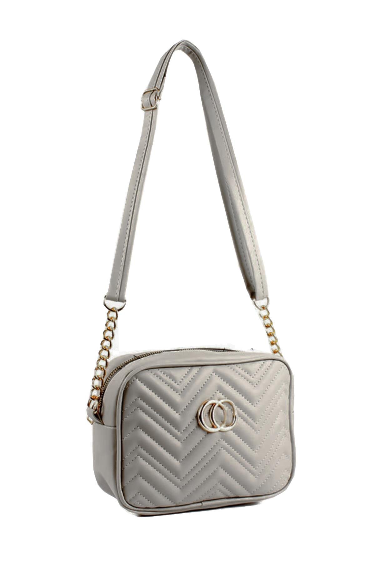 MKR20551-SyhLuwweBagsLuwwe Bag'sKadın Yarı Zincir Askılı Günlük Omuz Çantası (20551)