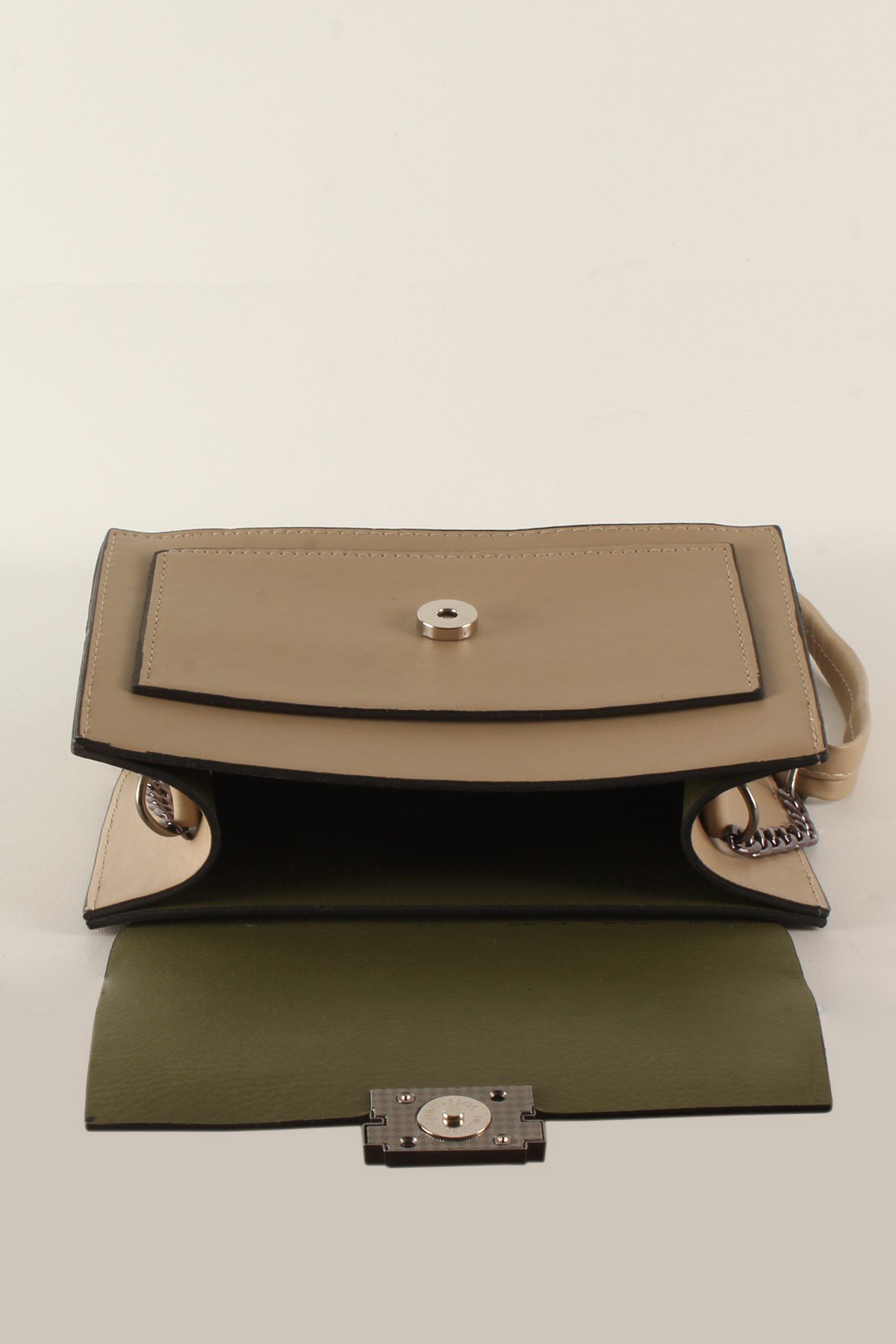 LWE20375-SLuwweLuwwe Bag'sKadın Yarı Zincir Askılı Midi Omuz Çantası (20375)