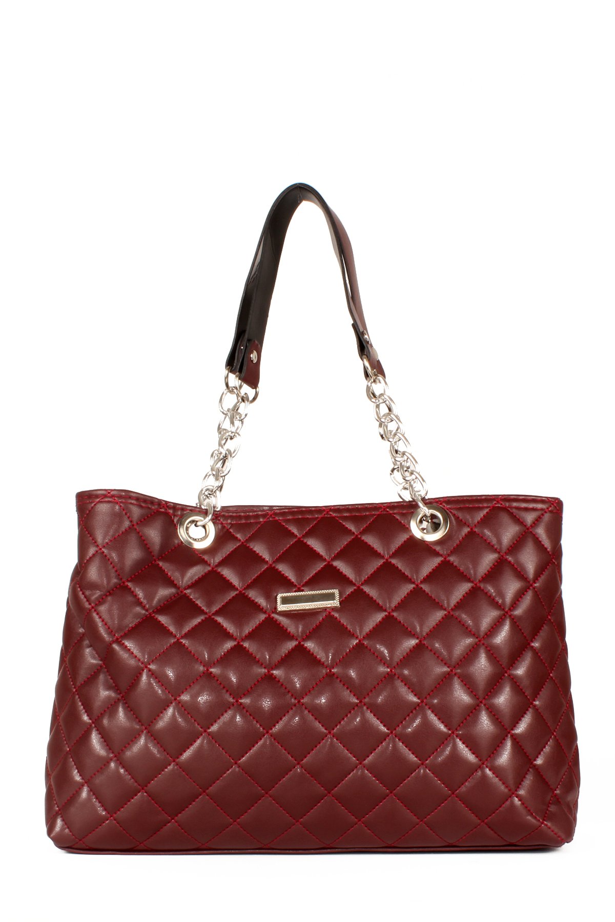 LWE10553-SMusabLuwwe Bag'sKadın Yarı Zincir Askılı Tasarım Kapitoneli Omuz Çantası (10553)