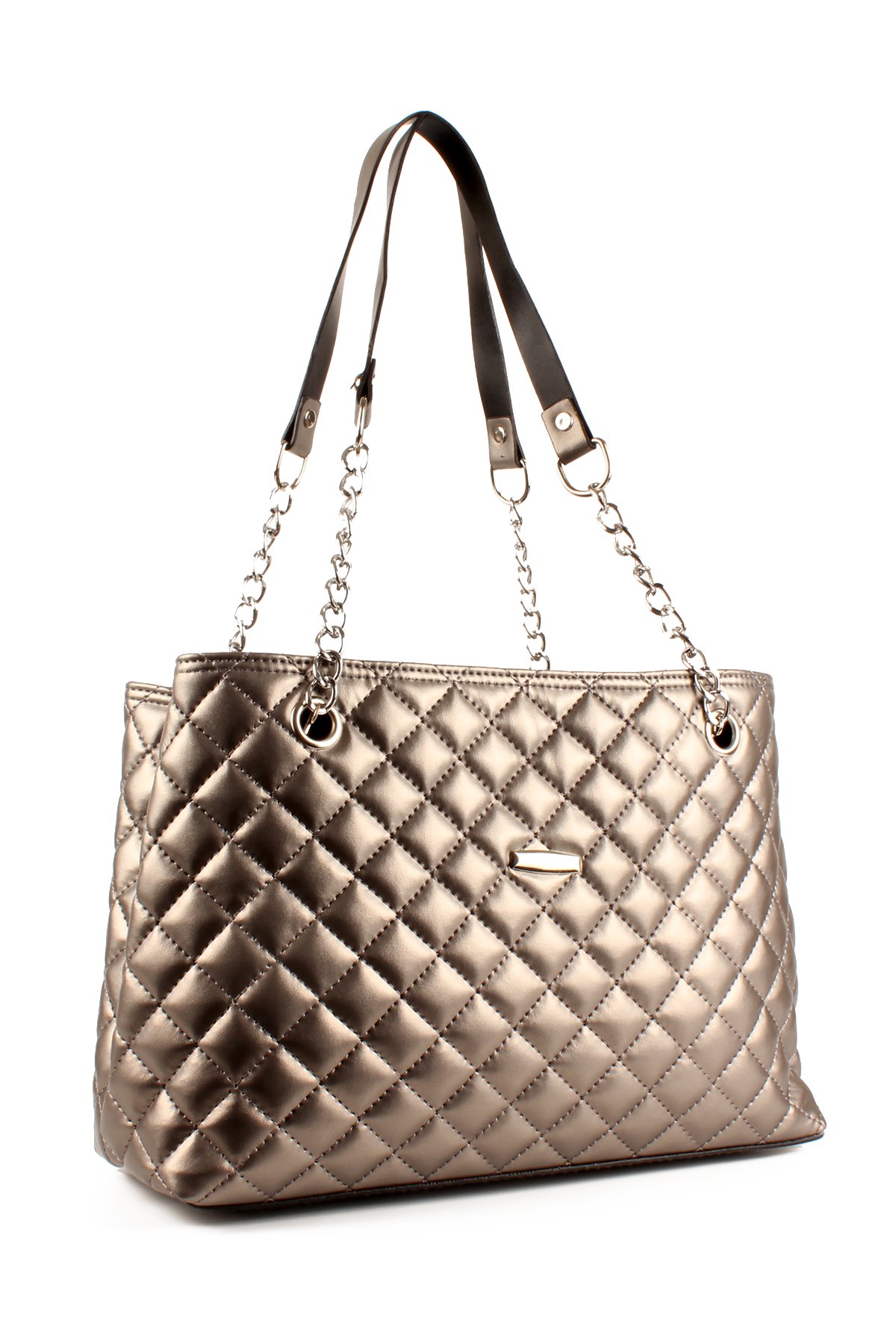 LWE10553-SMusabLuwwe Bag'sKadın Yarı Zincir Askılı Tasarım Kapitoneli Omuz Çantası (10553)
