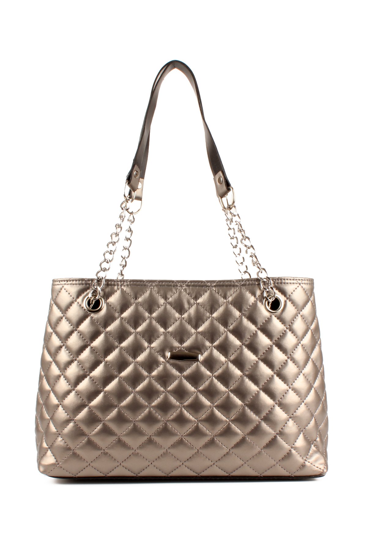 LWE10553-SMusabLuwwe Bag'sKadın Yarı Zincir Askılı Tasarım Kapitoneli Omuz Çantası (10553)