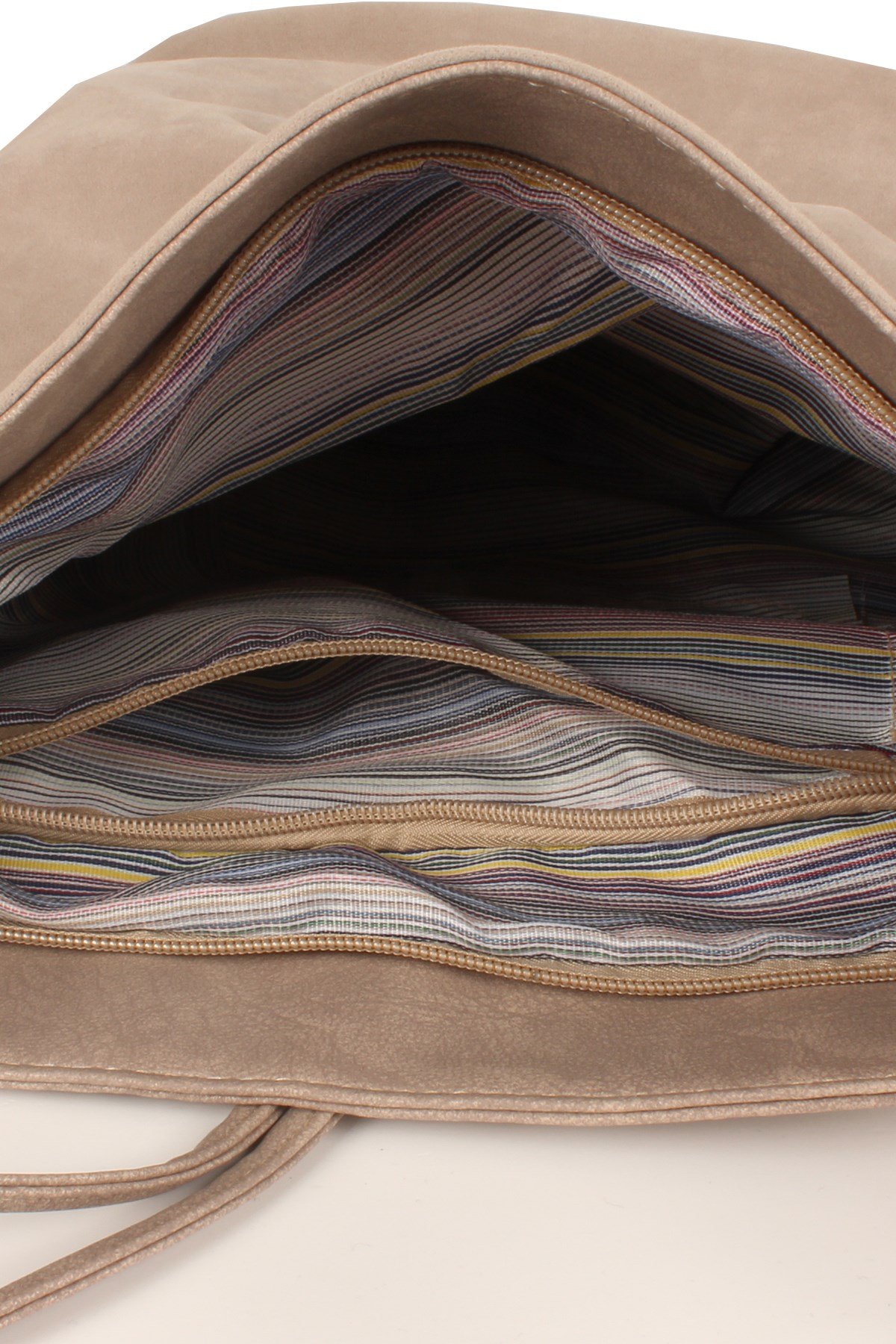 LWE10409-SLuwweLuwwe Bag'sKadın Yumuşak Çift Taraflı Nubuk Görünümlü Salaş Omuz Çantası (10409)